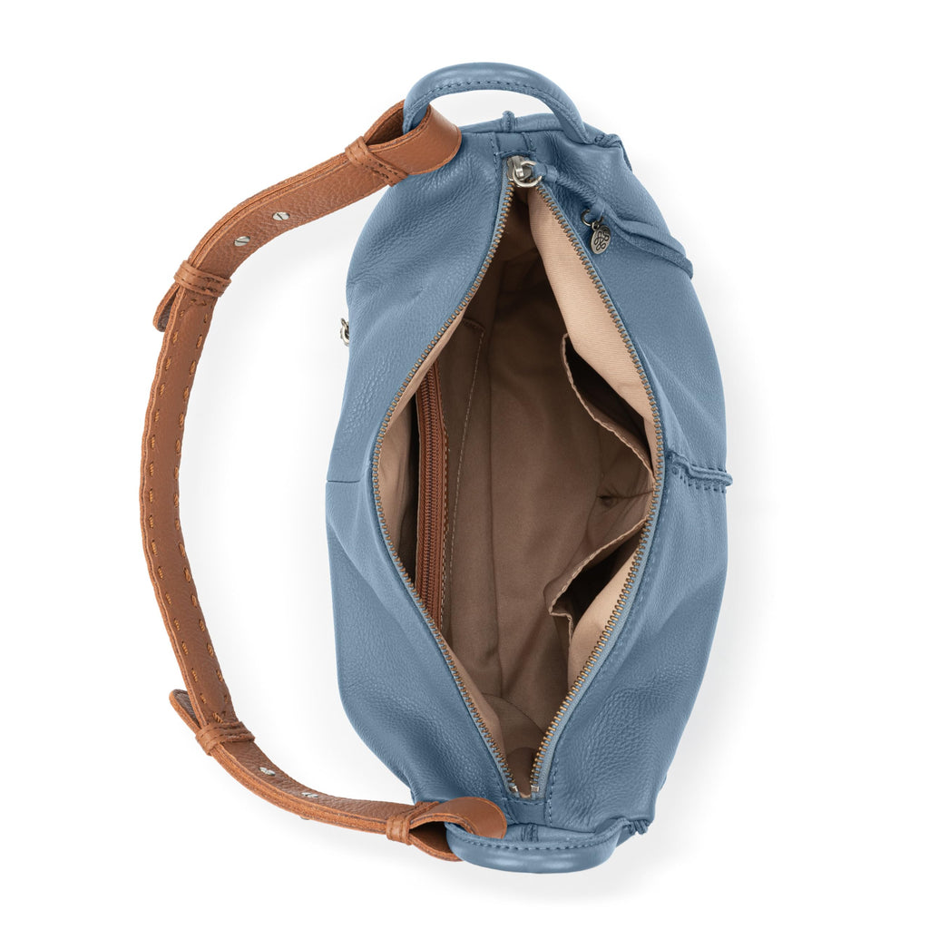 The Sak Los Feliz Hobo Purse - Premium Large Leather Women's Handbag for Everyday & Travel - Durable Purse With Zipper Pocket