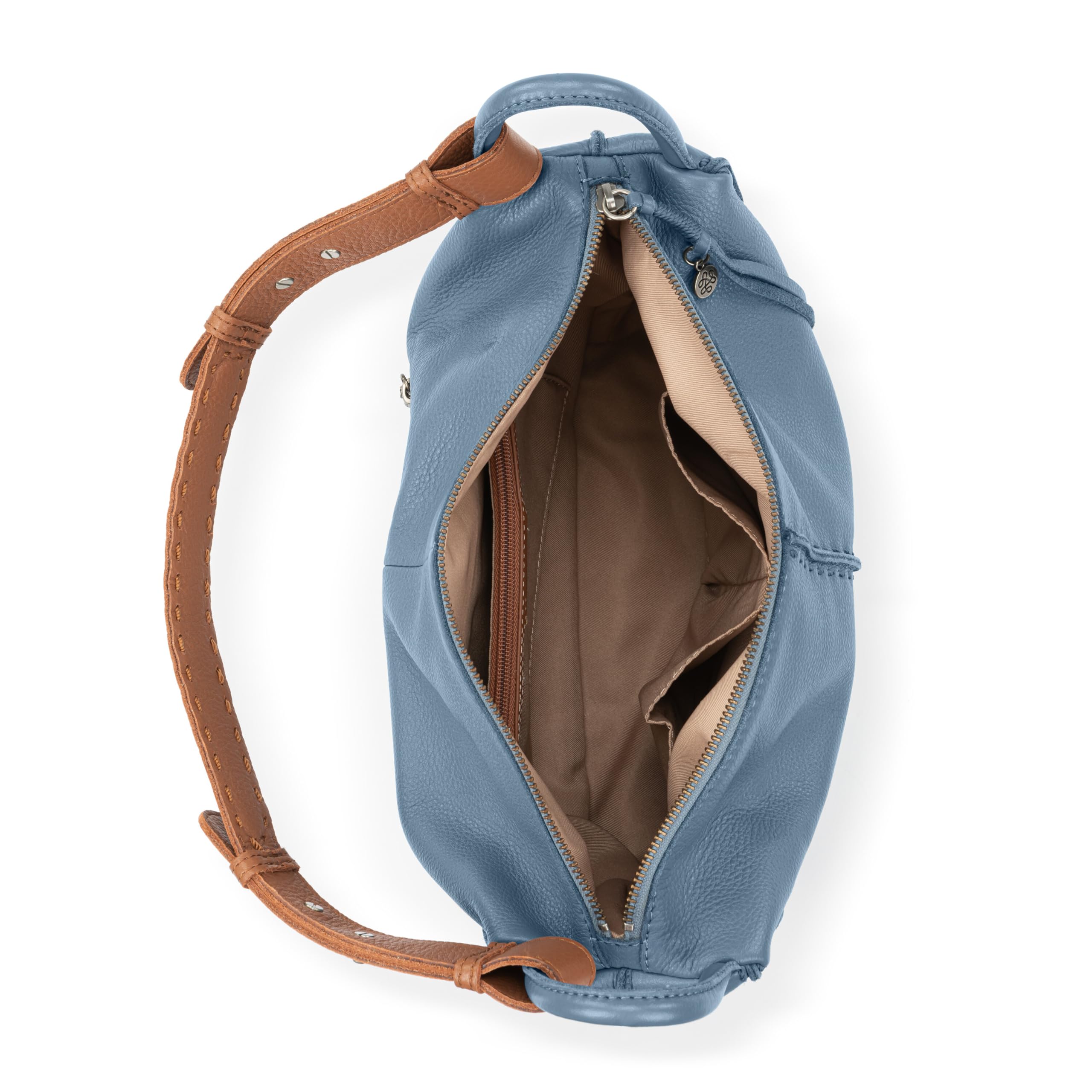 The Sak Los Feliz Hobo Purse - Premium Large Leather Women's Handbag for Everyday & Travel - Durable Purse With Zipper Pocket