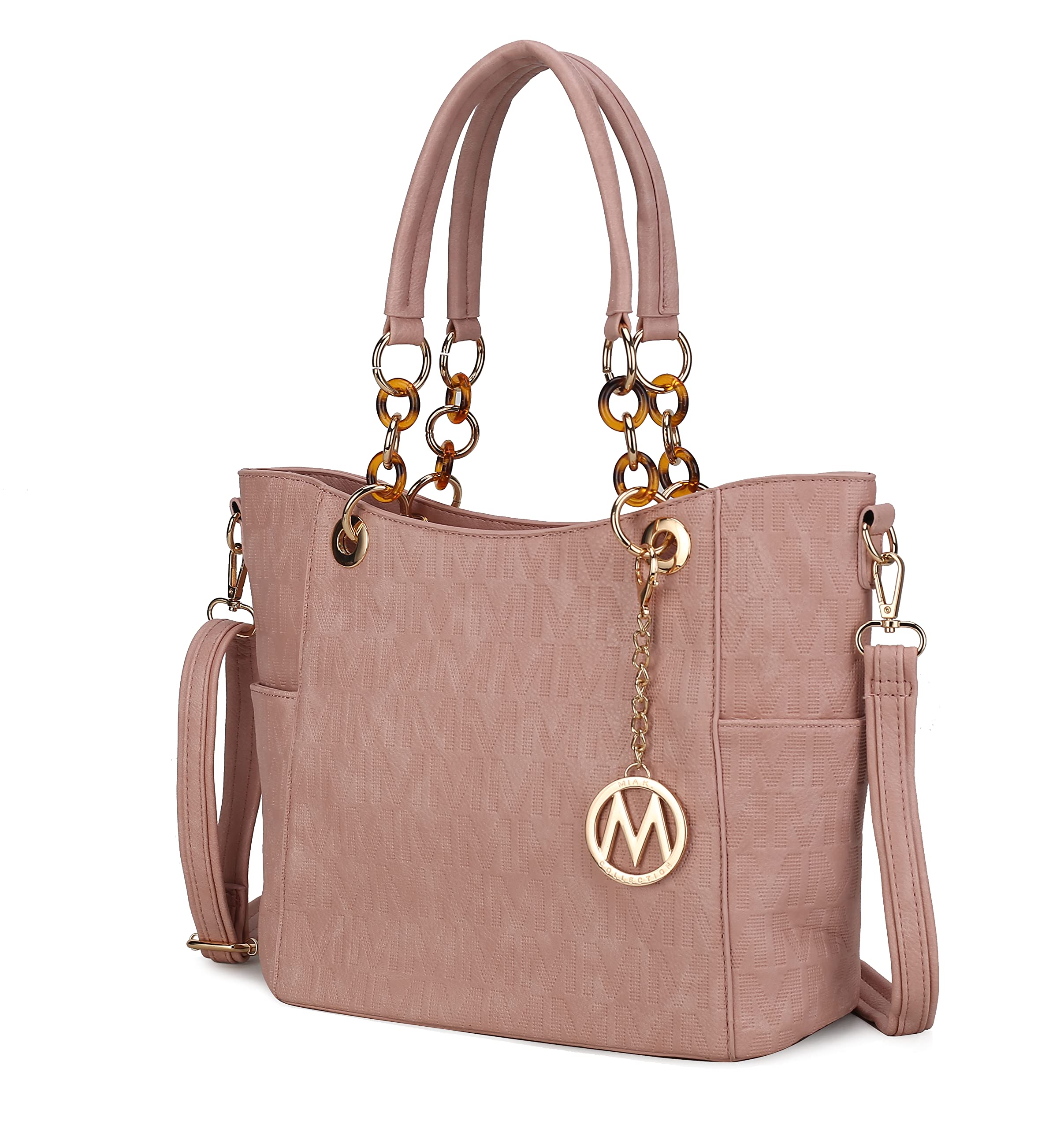 MKF Collection Shoulder Bag for Women, Vegan Leather Handbag Purse Top-Handle Crossbody Bag Tote Bag by Mia K