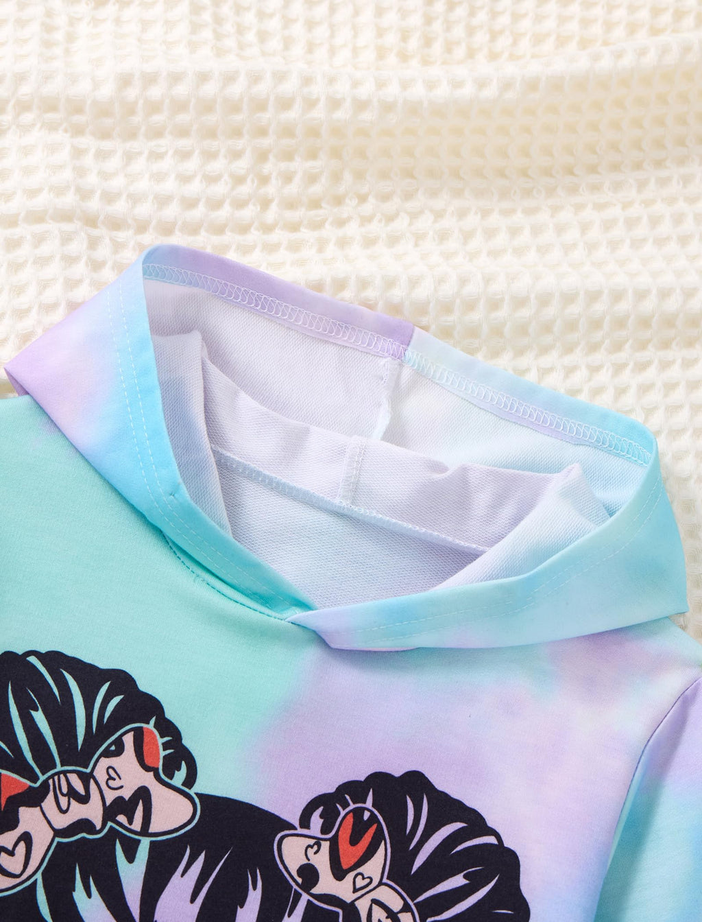 Girls Clothes Tie Dye Long Sleeve Hoodie Sweatshirt and Pants Sets Cute Girl Outfits Size 5-14 Years