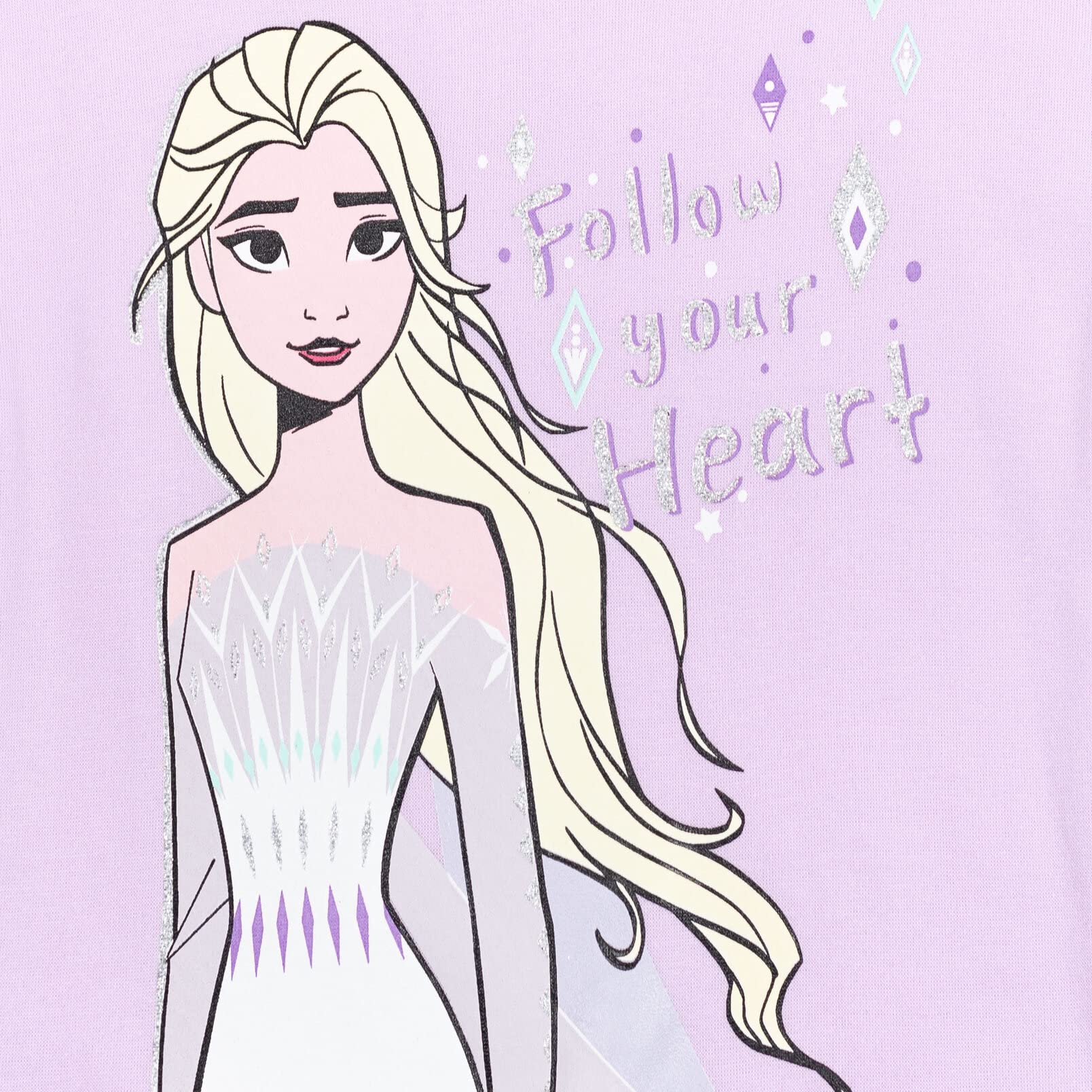 Disney Frozen Princess Anna Elsa Baby Girls Sweatshirt and Leggings Outfit Set Infant to Big Kid