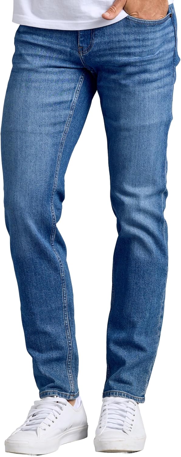 True Classic Mens Jeans – Stretch Jeans for Men, Slim and Straight Fit Men’s Stretch Jean