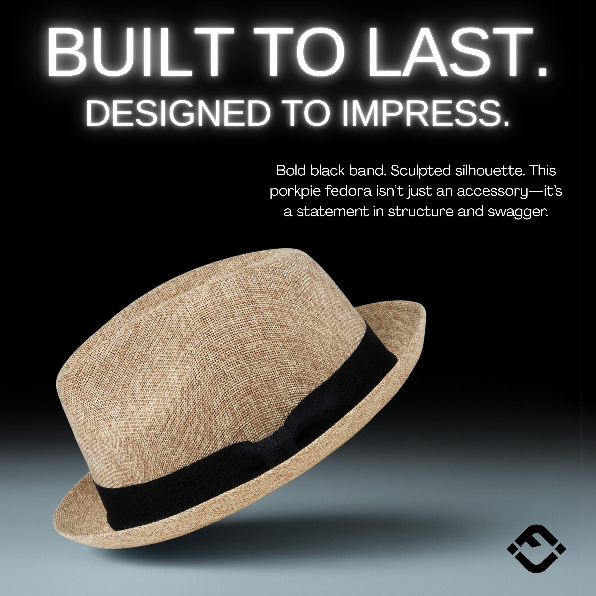 Funky Junque Premium Fedora Hat - Stylish Sun Protection for Men & Women - Perfect for Summer Beach, Travel & Outdoors