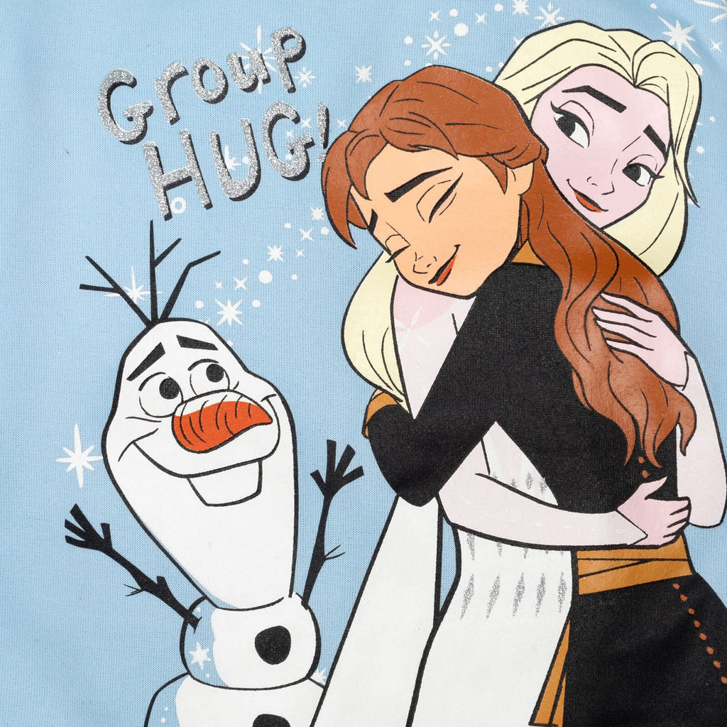 Disney Frozen Princess Anna Elsa Baby Girls Sweatshirt and Leggings Outfit Set Infant to Big Kid