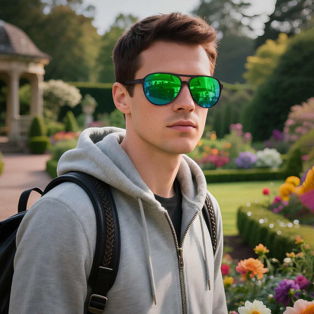 STORYCOAST Polarized Aviator Sunglasses for Men Women Classic Retro Aviators Sports Driving Running Sun Glasses