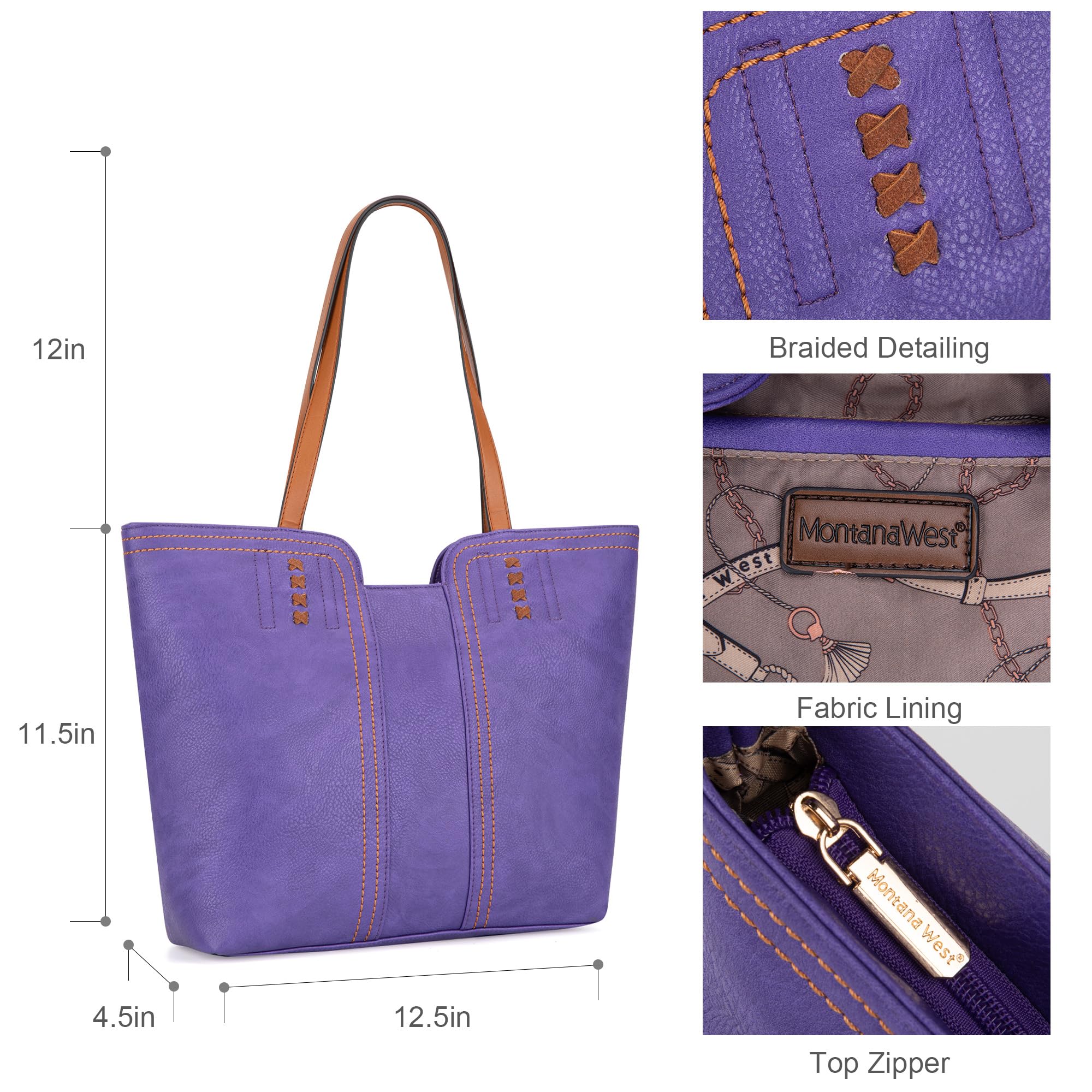 Montana West Tote Bag for Women Top Handle Satchel Purse