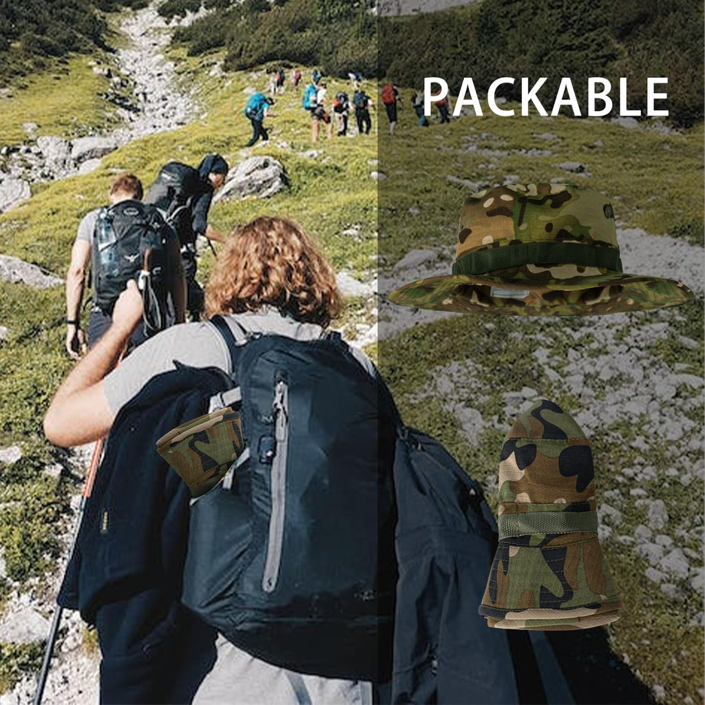 Sun Hats for Men Women Bucket Hat UPF 50+ UV Protection Boonie Hat for Safari Fishing Hiking Garden Beach