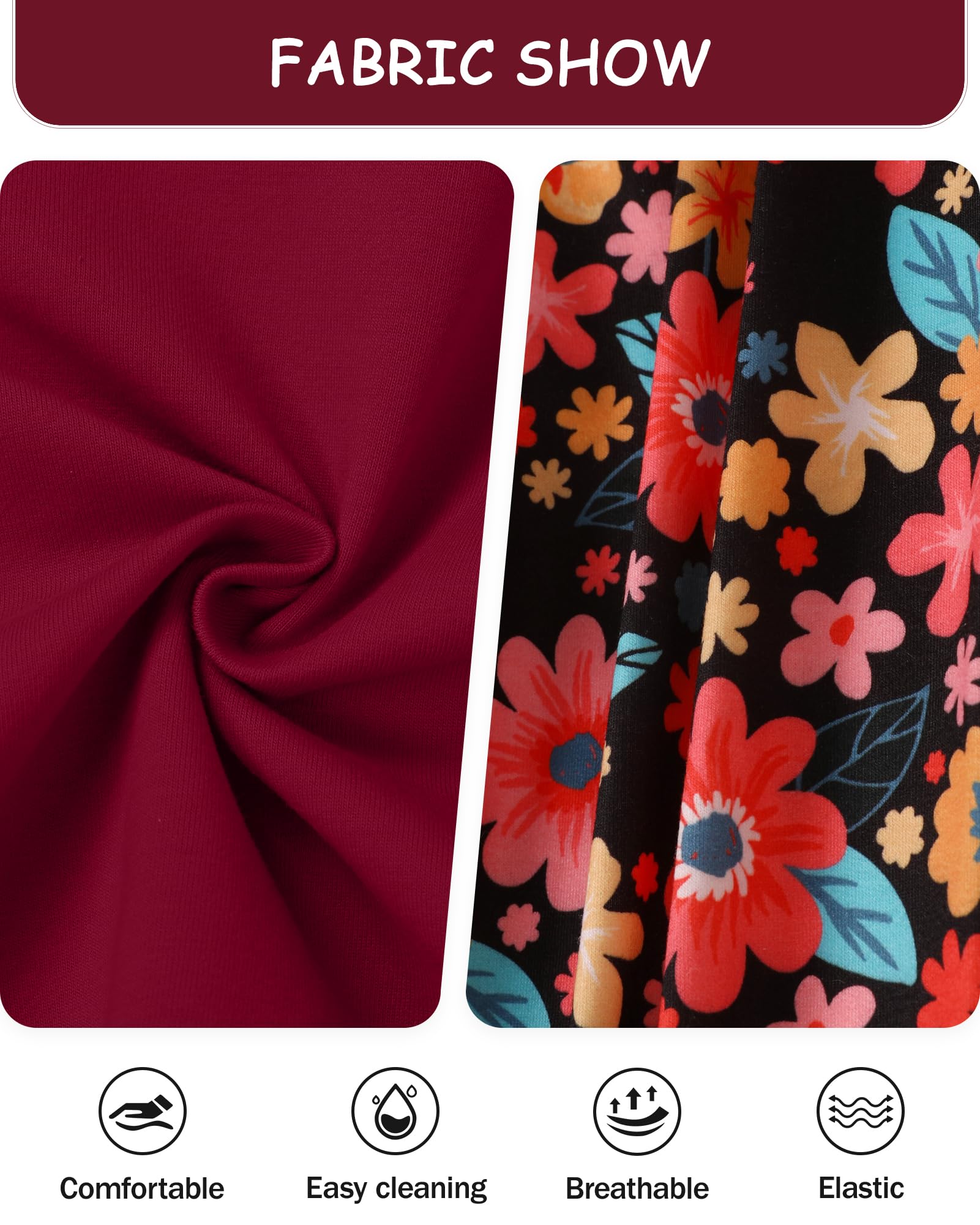 Coco&RARA Toddler Girls Clothes Baby Hoodie Sweatshirt Flower Sweatpants Outfits 2pcs Fall Winter Tracksuit Set 18M-6T