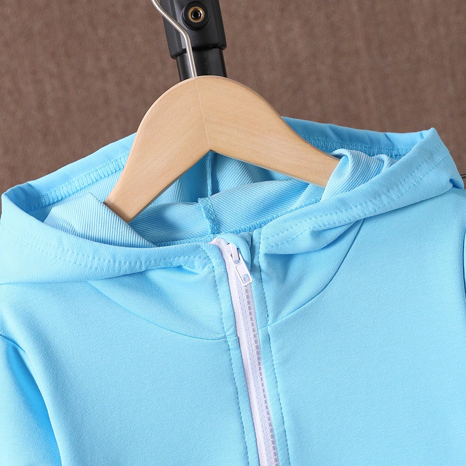 Boys Clothes Kids Little Boy Color Block Half Zip Hoodie & Jogger Pants Outfit Set,4-12 Years