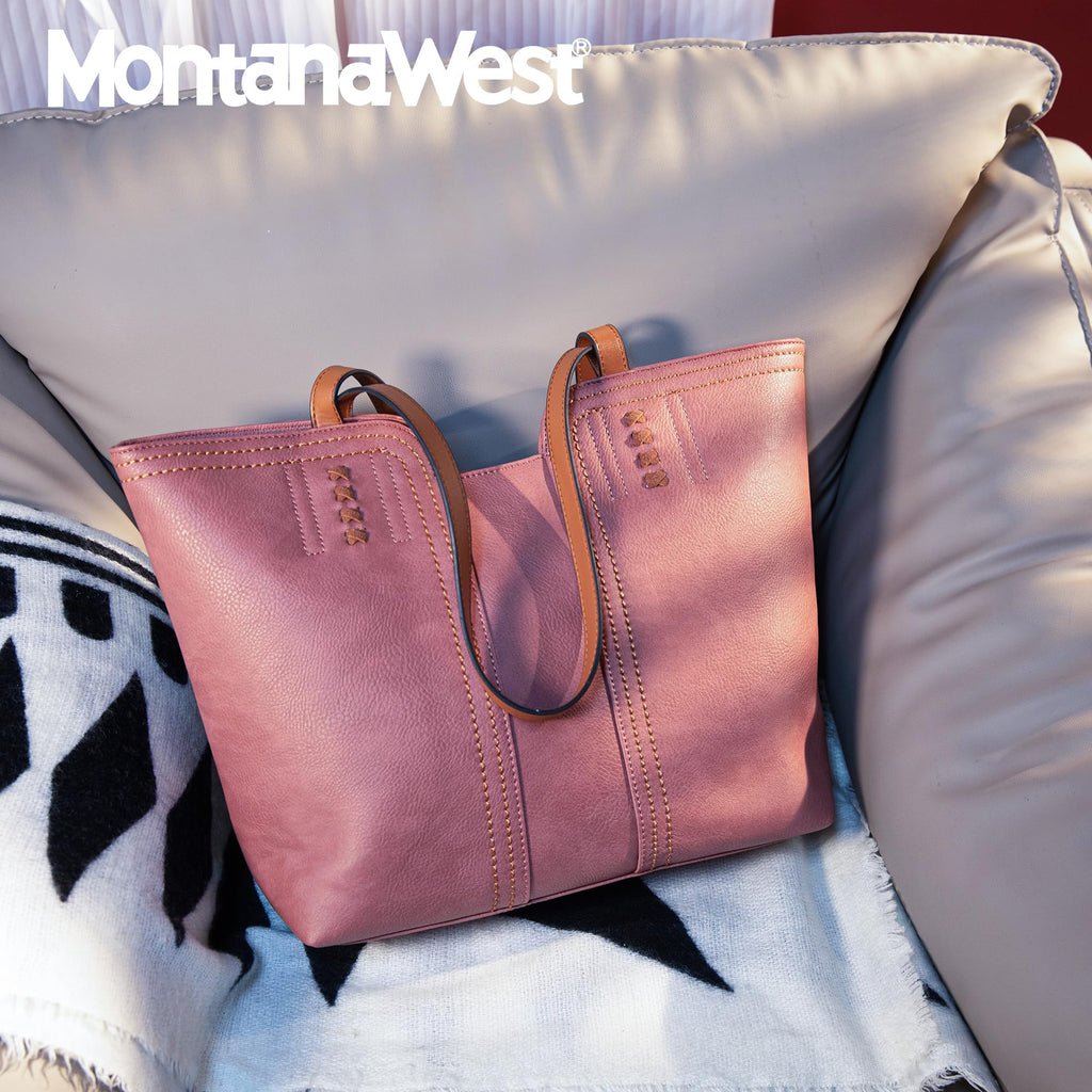 Montana West Tote Bag for Women Top Handle Satchel Purse