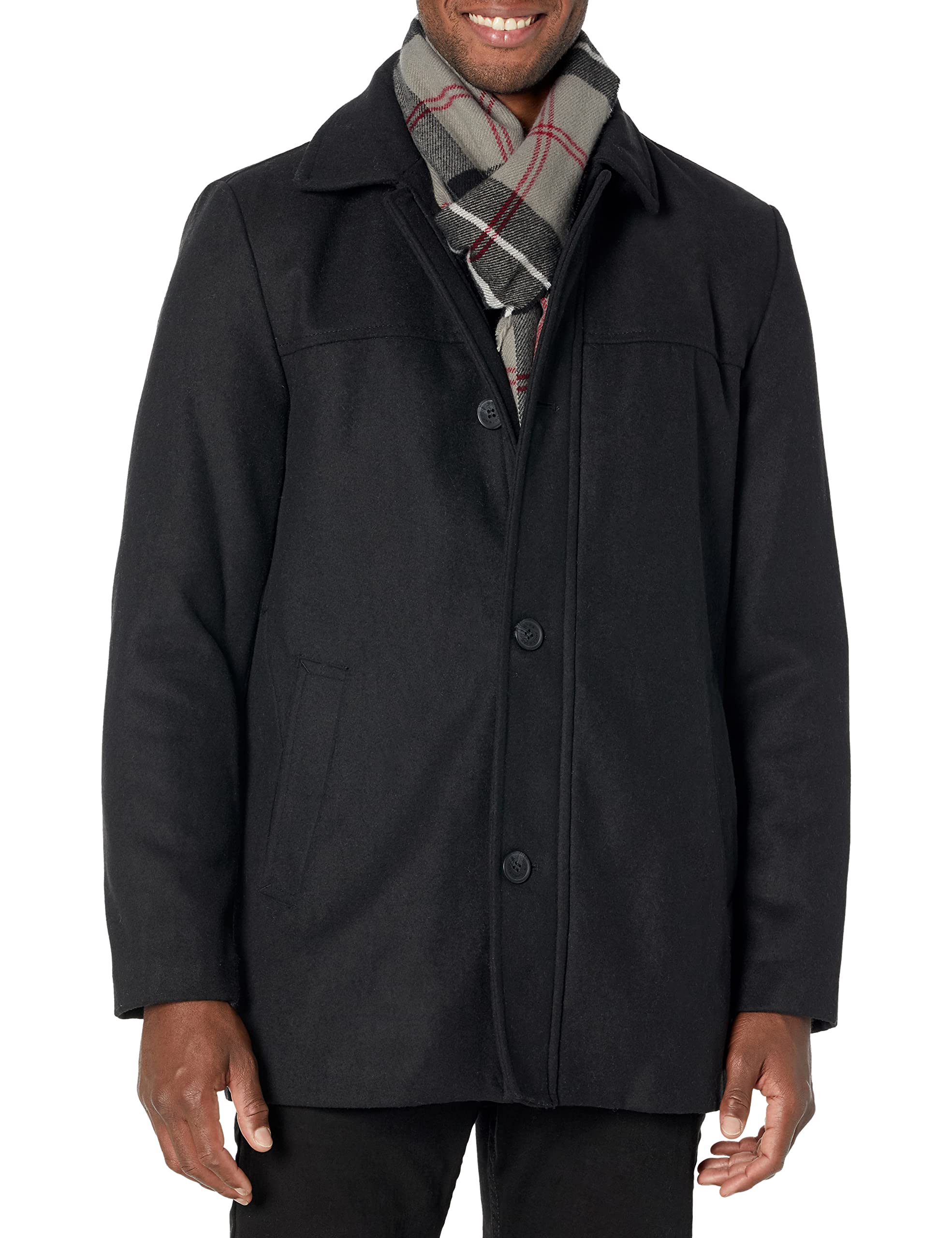 Dockers mens Weston Wool Blend Coat With Scarf (Regular and Big & Tall)