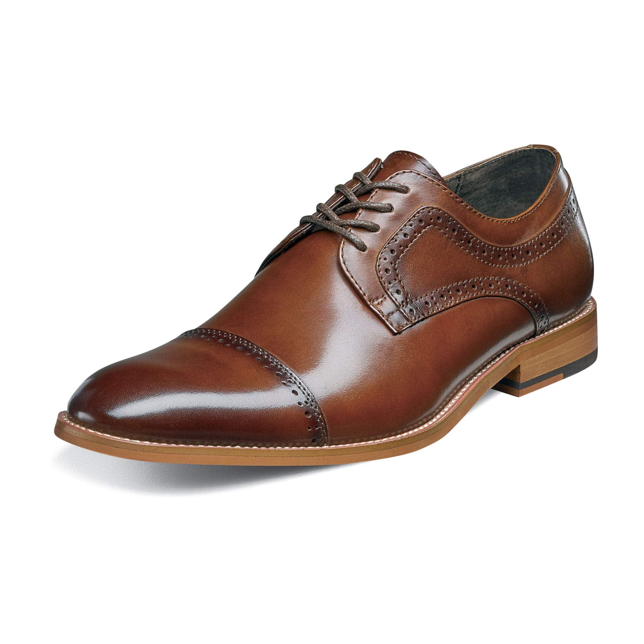 STACY ADAMS Men's Dickinson Cap-Toe Lace-up Oxford