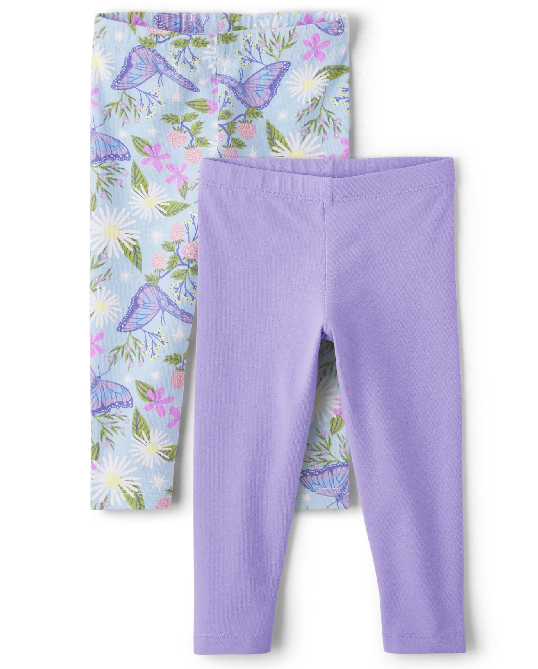 The Children's Place Baby-Girls and Toddler Printed Leggings, Multipacks