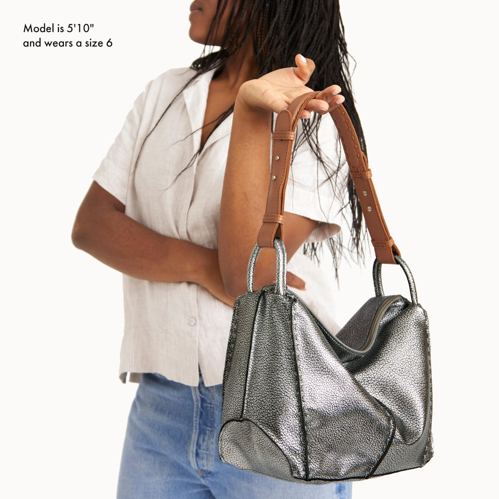 The Sak Los Feliz Hobo Purse - Premium Large Leather Women's Handbag for Everyday & Travel - Durable Purse With Zipper Pocket