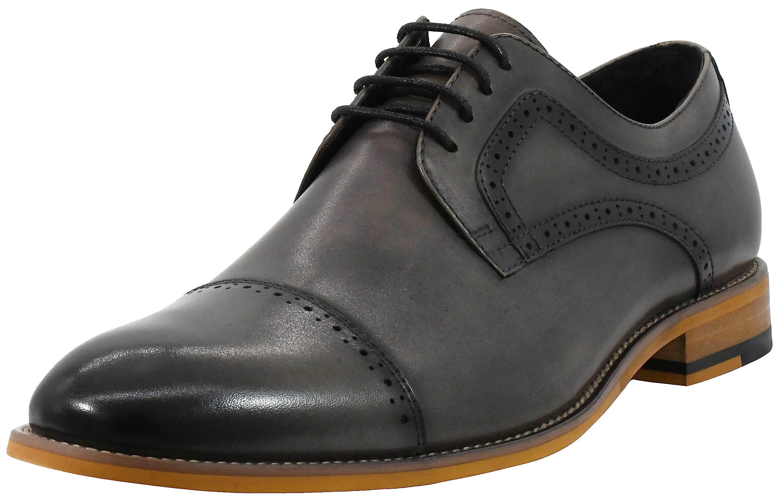 STACY ADAMS Men's Dickinson Cap-Toe Lace-up Oxford