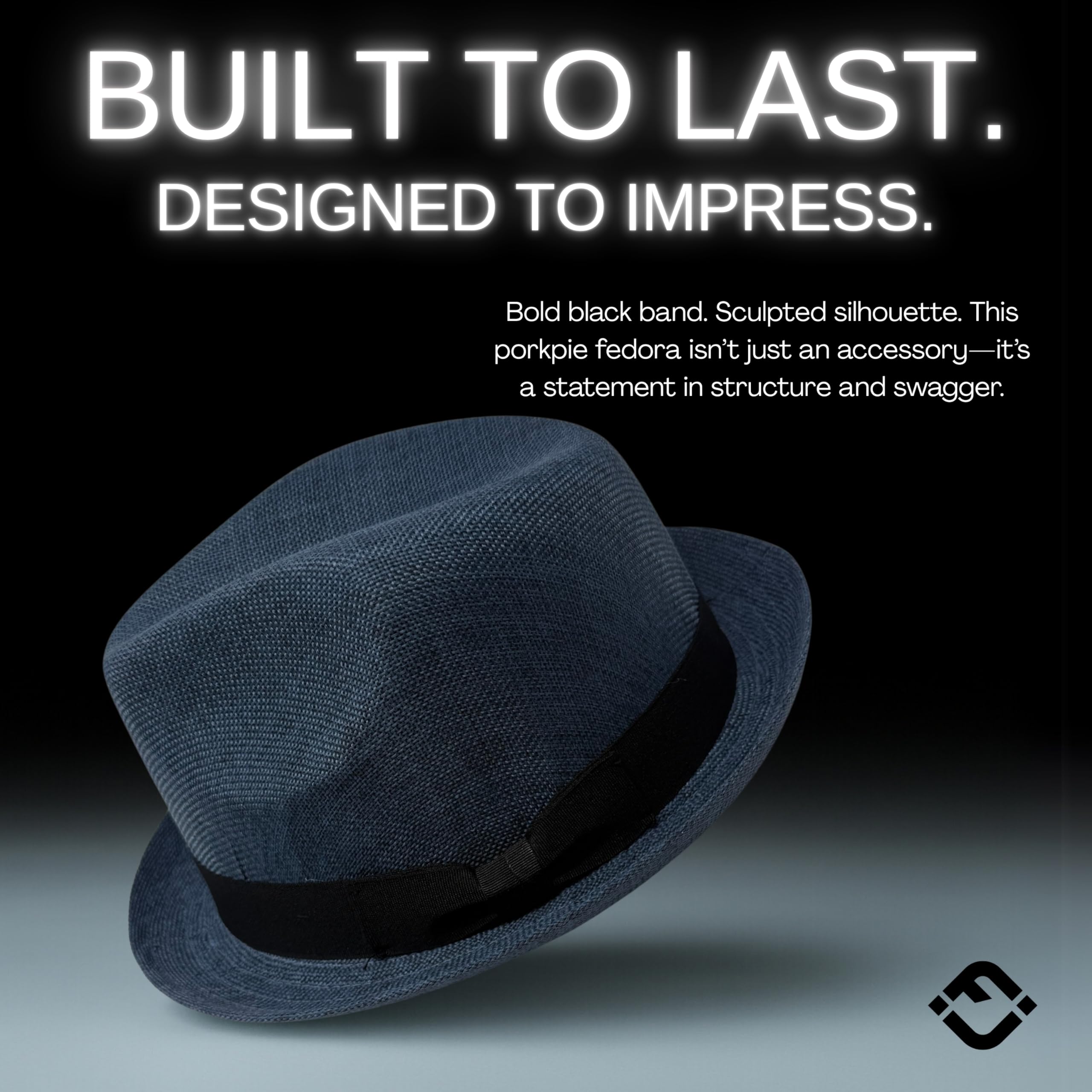 Funky Junque Premium Fedora Hat - Stylish Sun Protection for Men & Women - Perfect for Summer Beach, Travel & Outdoors