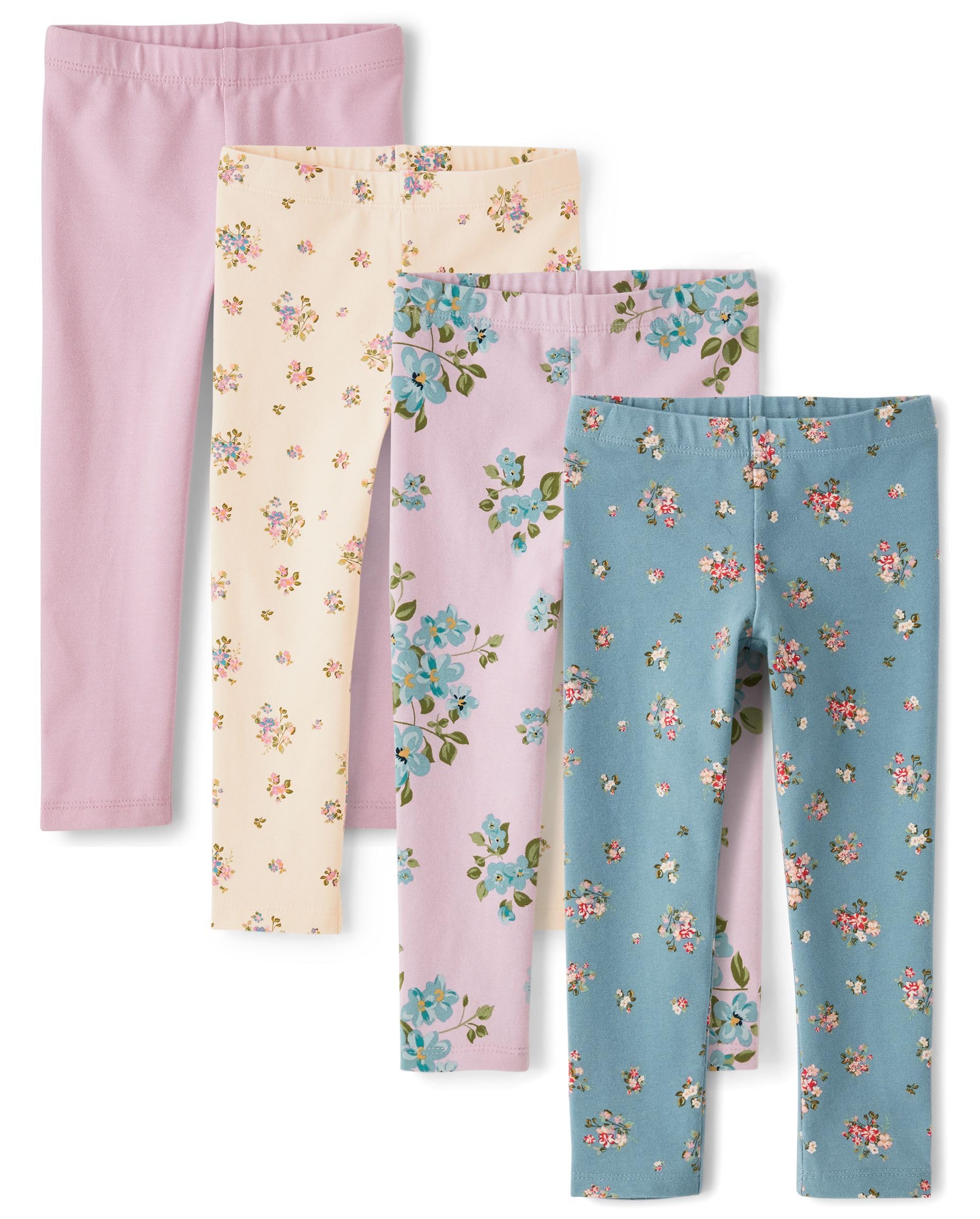 The Children's Place Baby-Girls and Toddler Printed Leggings, Multipacks