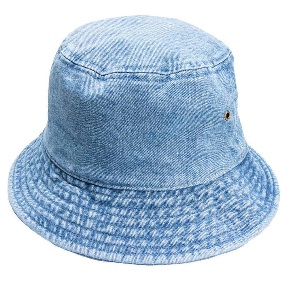Gelante Solid Color 100% Cotton Bucket Hat for Women and Men Packable Travel Summer Beach Hat