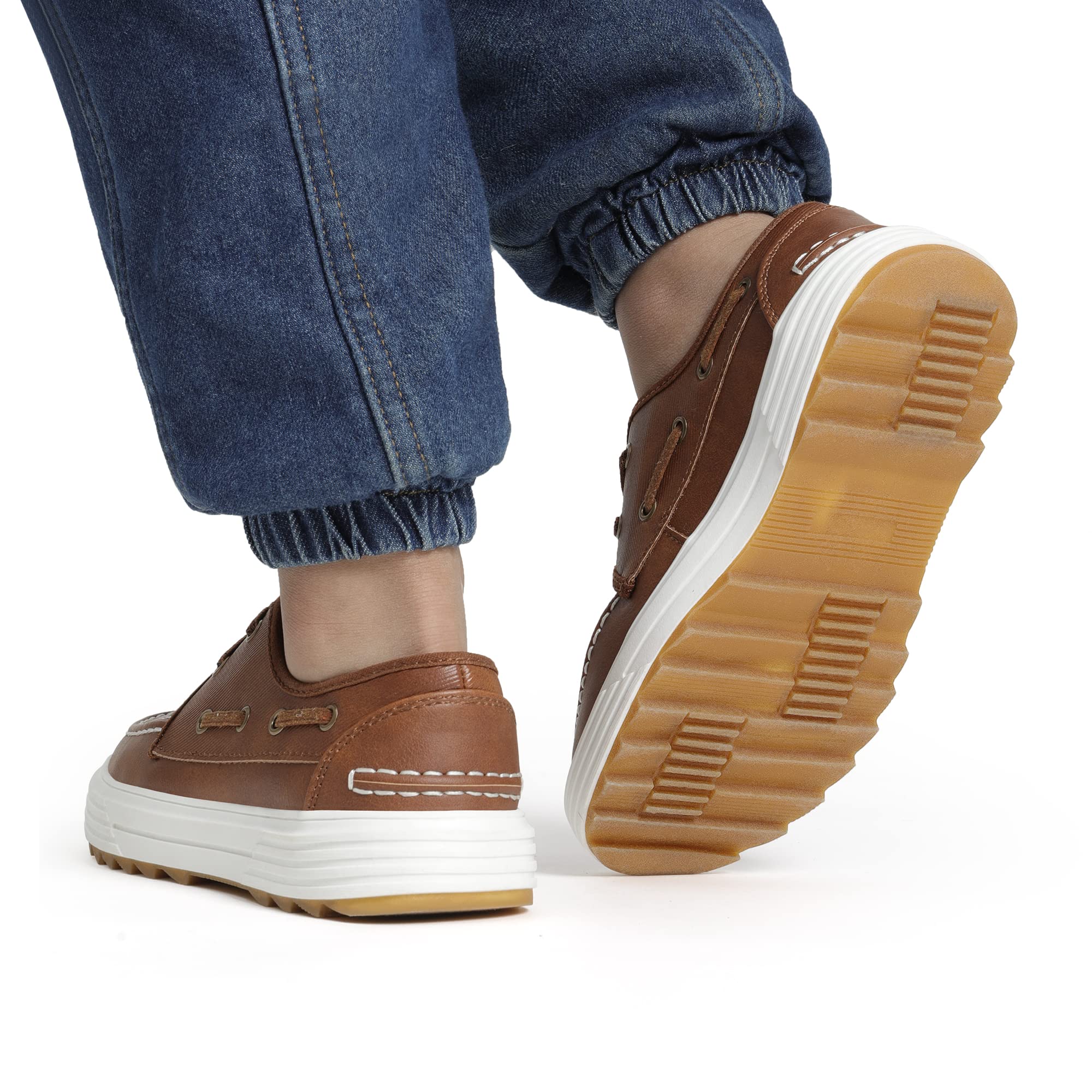 Bruno Marc Boy's Boat Shoes Slip on Loafers Dress Casual School Shoes