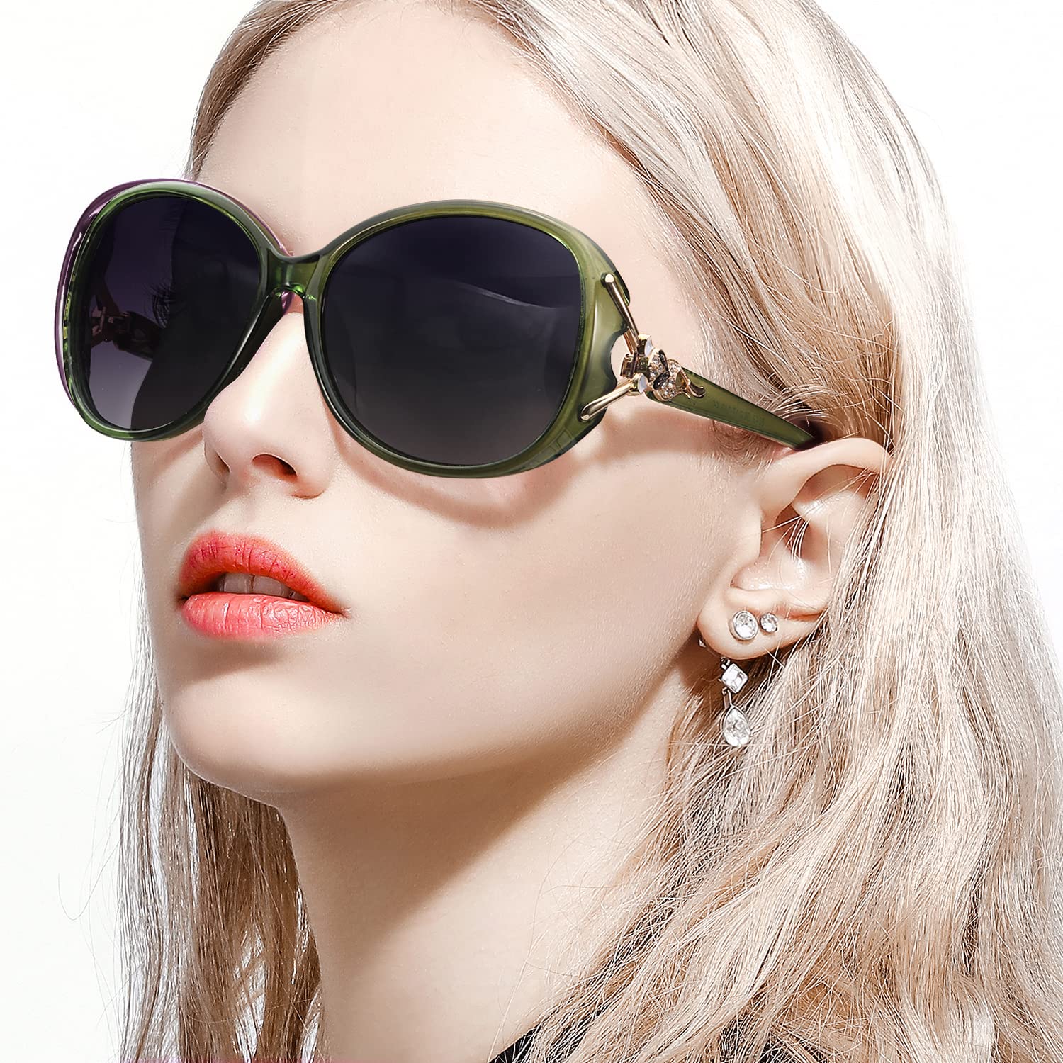 FIMILU Sunglasses for Women Trendy Polarized Sunglasses Oversized Big Sun Glasses Ladies Shades UV Protection