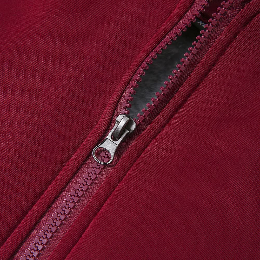 JiangWu Womens Fashion Horn Button Fleece Thicken Coat with Hood Winter Warm Jacket