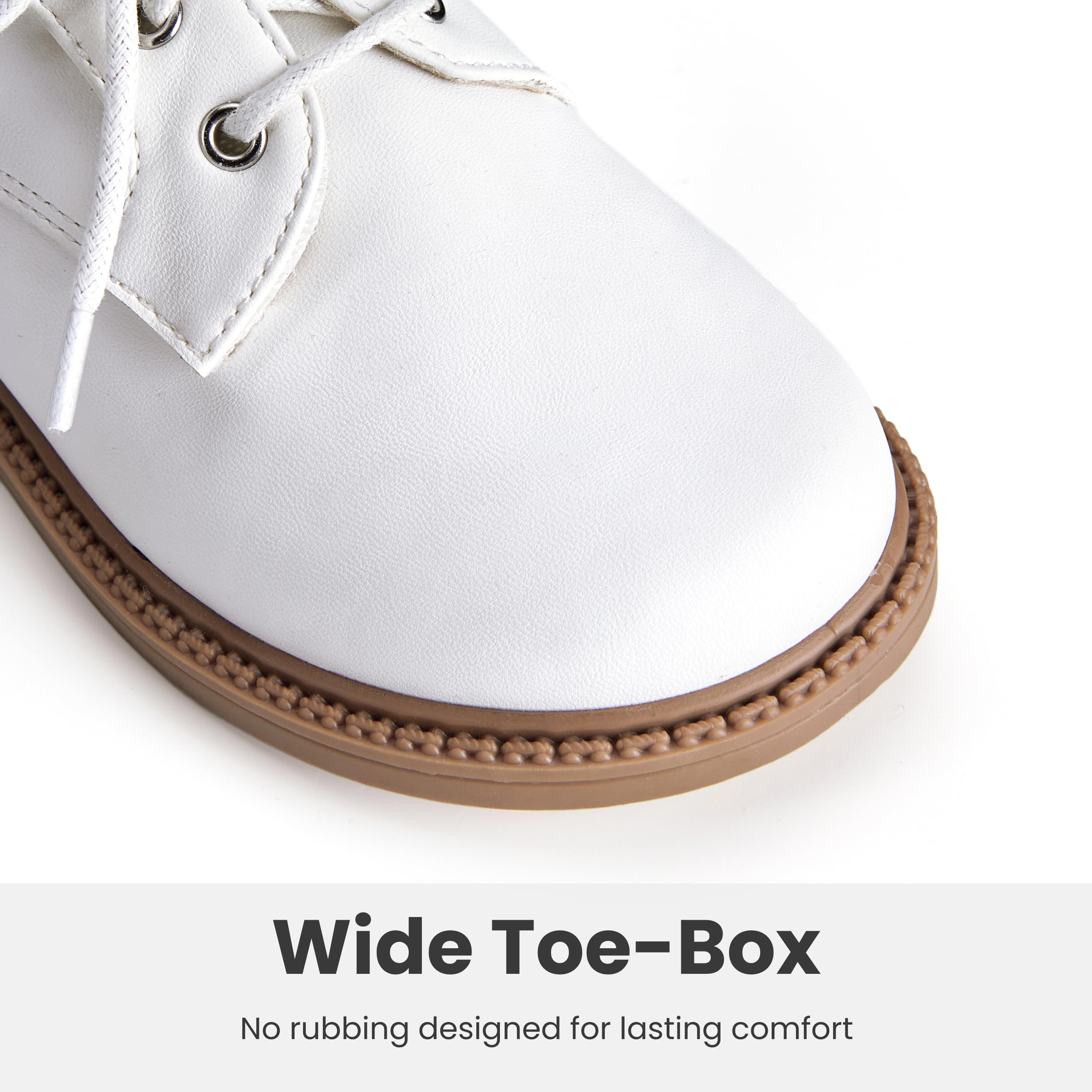 PATPAT Boys Girls Dress Shoes,Oxford Loafers Formal School Shoes for Toddler Little Big Kids