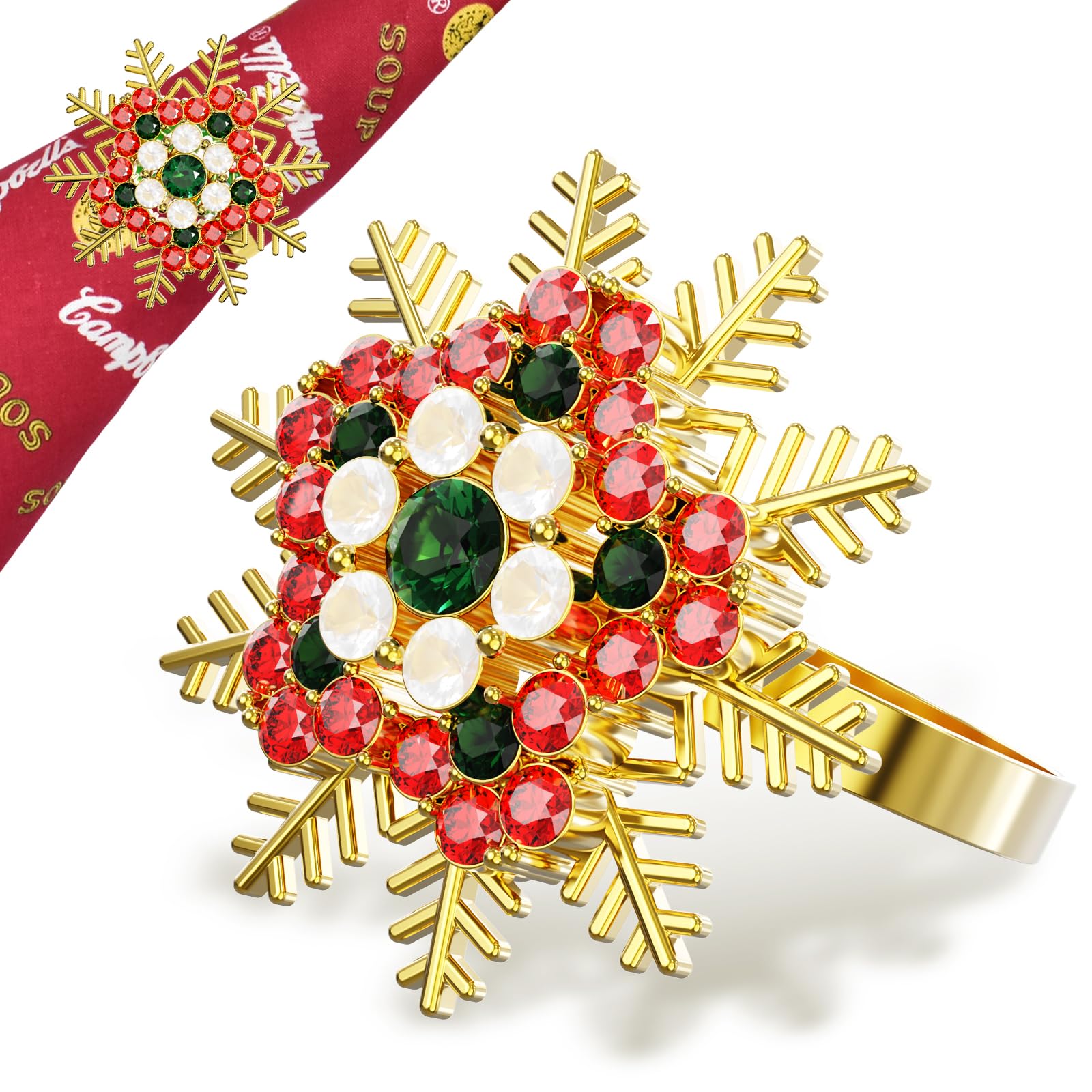 Halatool Set of 12 Thanksgiving Napkin Rings- Fall Harvest Rustic Pumpkin Napkin Holder, Alloy Dinner Tables Napkin Ring Decoration for Thanksgiving Halloween Holidays Gathering Party (Silver)