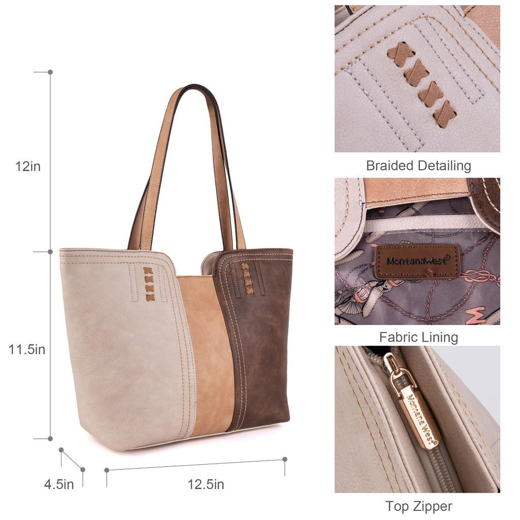 Montana West Tote Bag for Women Top Handle Satchel Purse