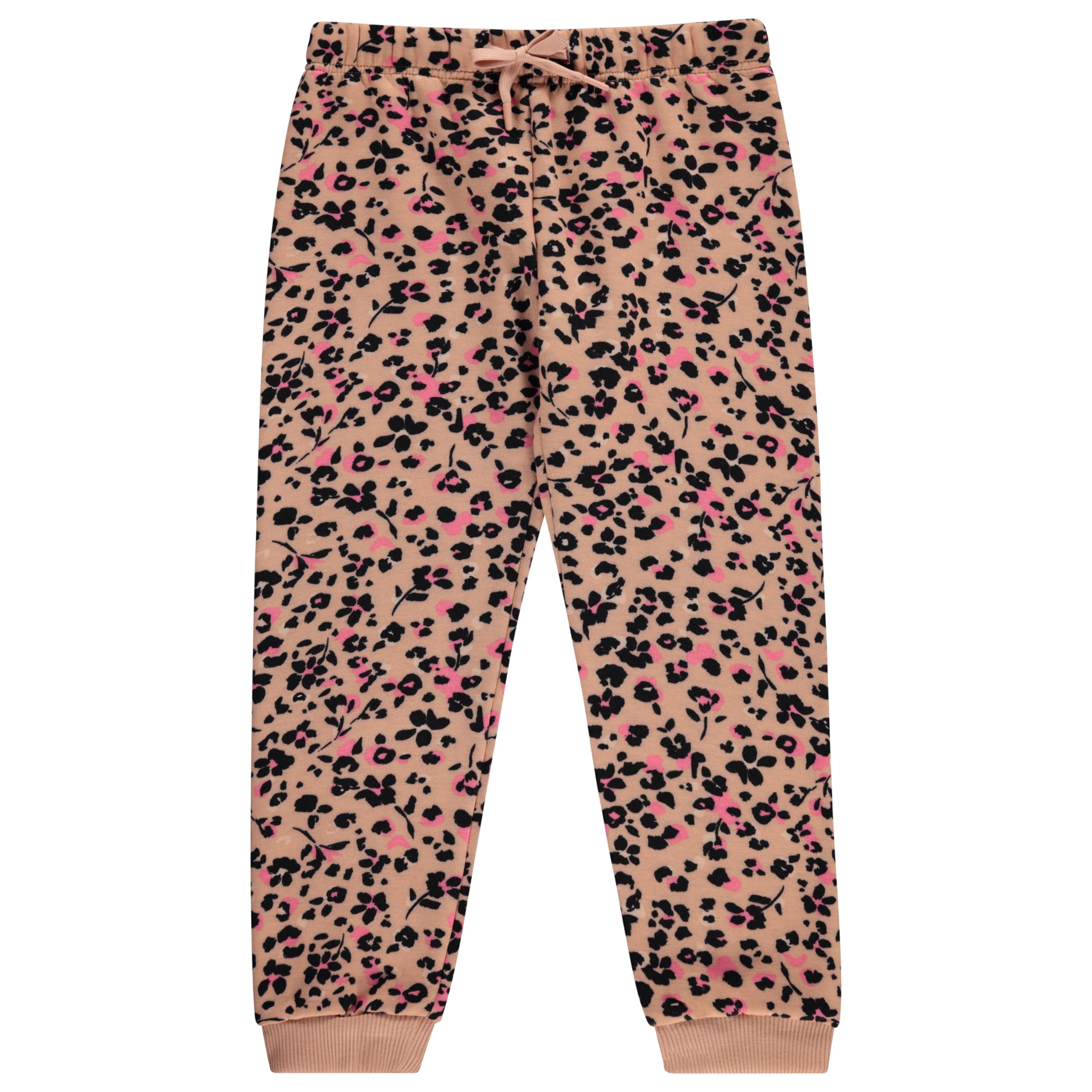 BTween Kids Girls Fashion Stretch Waist Ultra Soft Jogger Pants Set 3 Pack Bundle