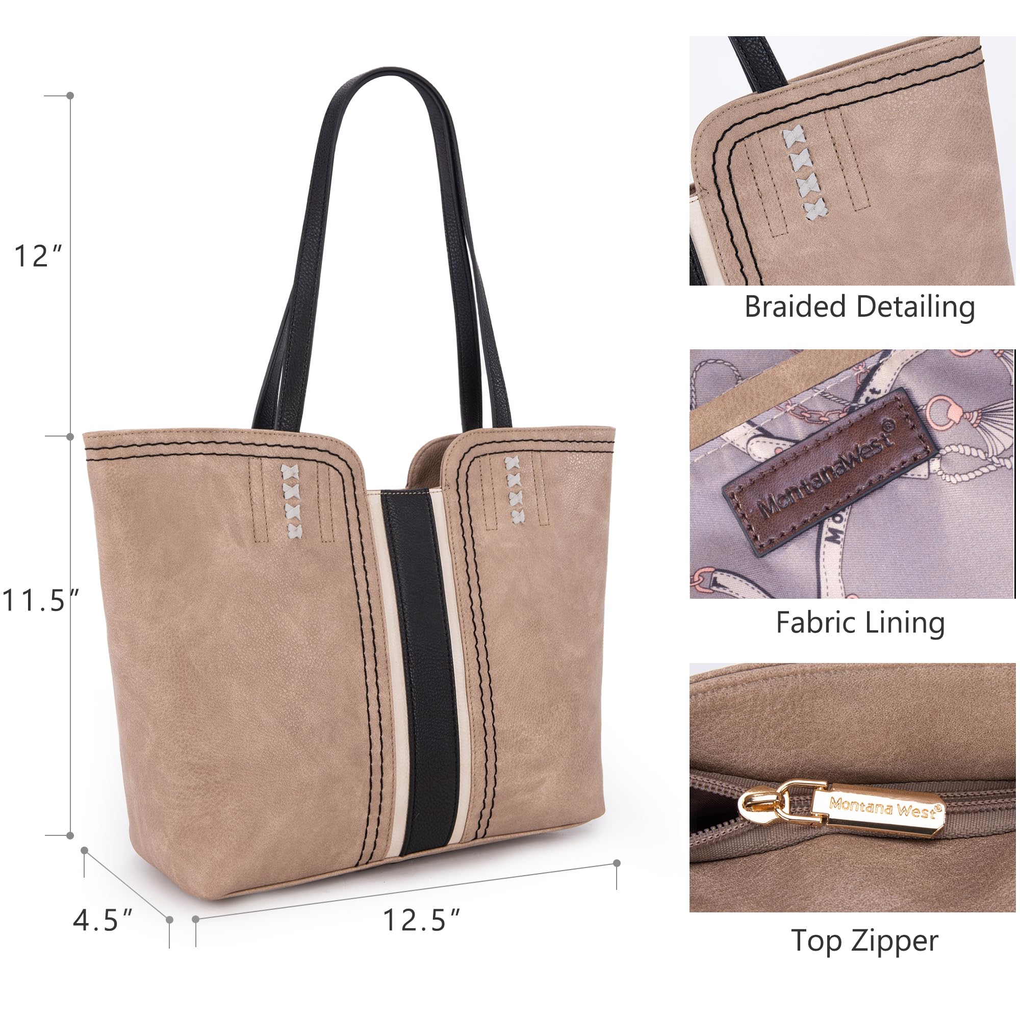 Montana West Tote Bag for Women Top Handle Satchel Purse