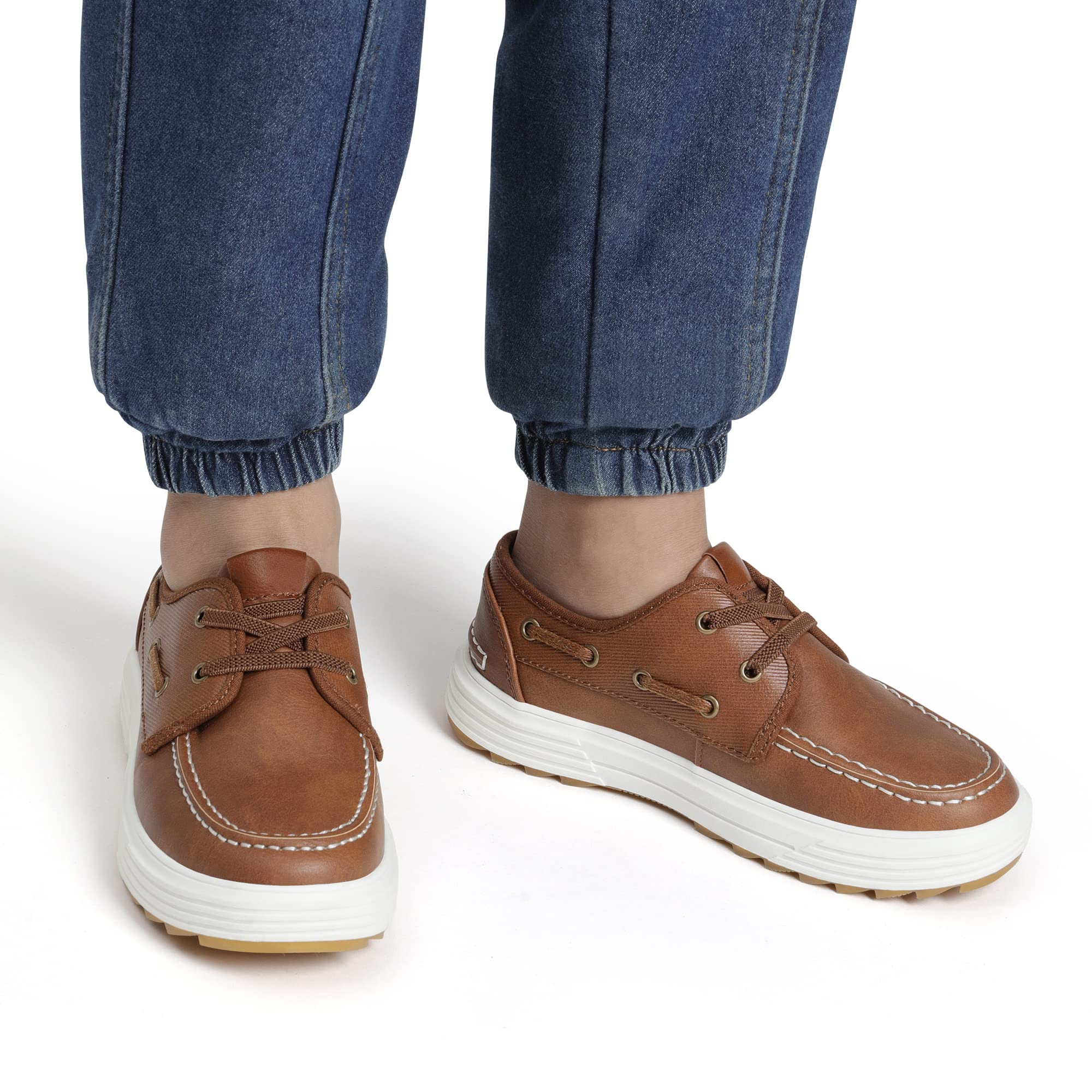 Bruno Marc Boy's Boat Shoes Slip on Loafers Dress Casual School Shoes