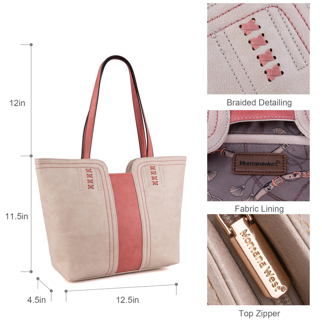 Montana West Tote Bag for Women Top Handle Satchel Purse