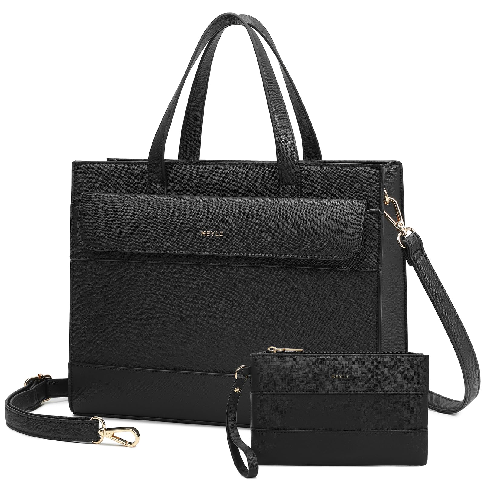 Keyli 2pcs Purses and Handbags for Women, Fashion Shoulder Tote Bags Top Handle Satchel and Vegan Leather Bags for ladies