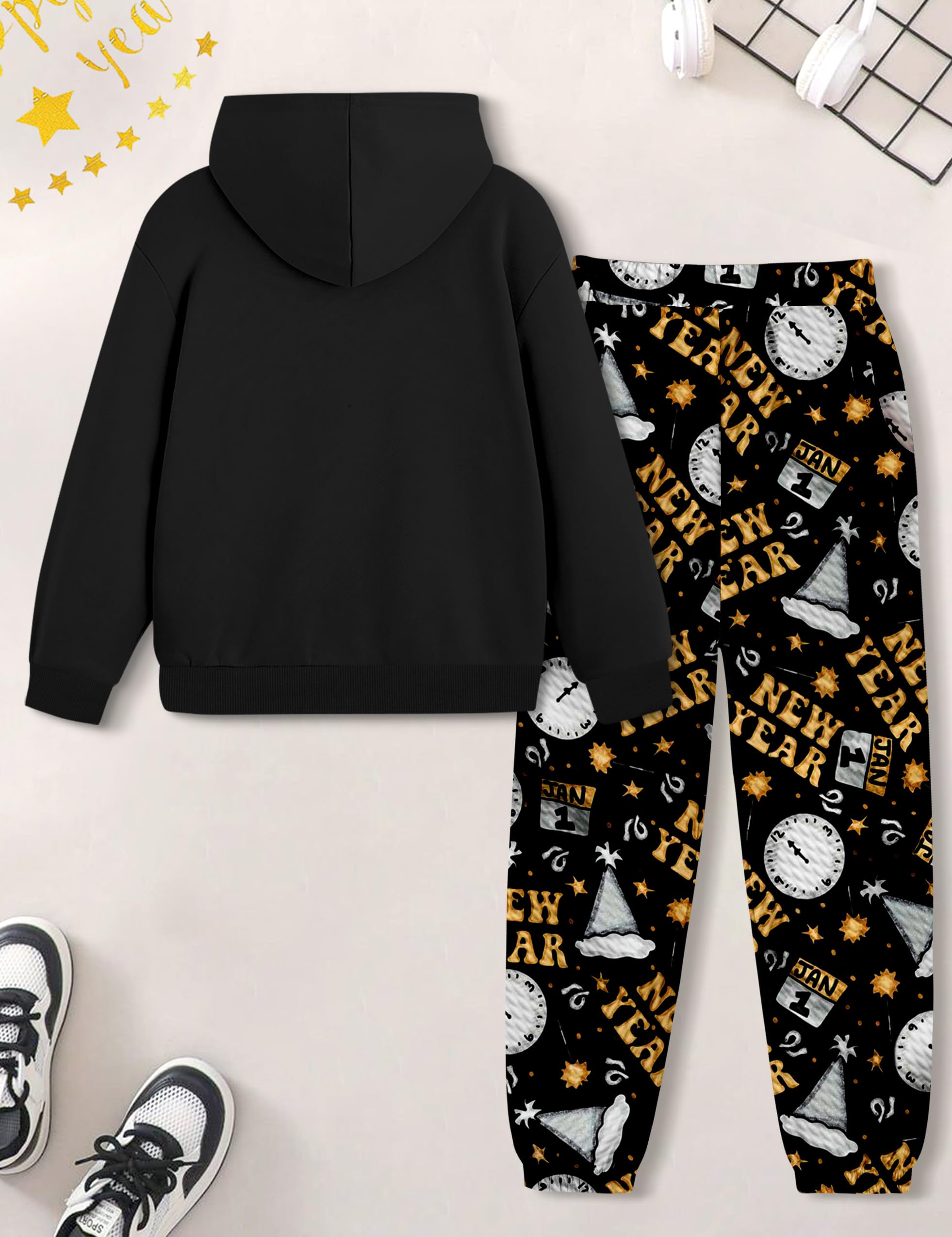 Boys Clothes Camo Boys Outfits Letter Printing Pullover Hoodie and Pants 2Pcs Winter Kids Clothes Boys for 7-14 Years