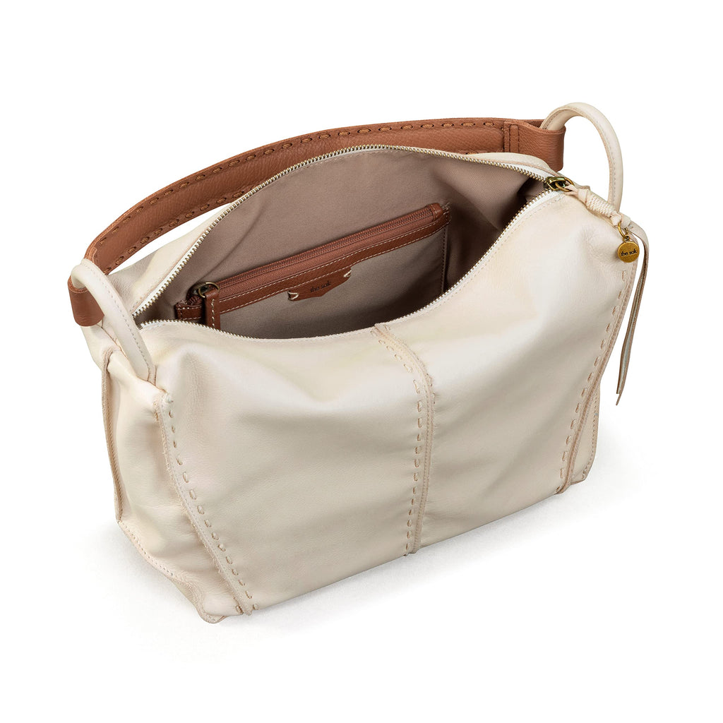 The Sak Los Feliz Hobo Purse - Premium Large Leather Women's Handbag for Everyday & Travel - Durable Purse With Zipper Pocket