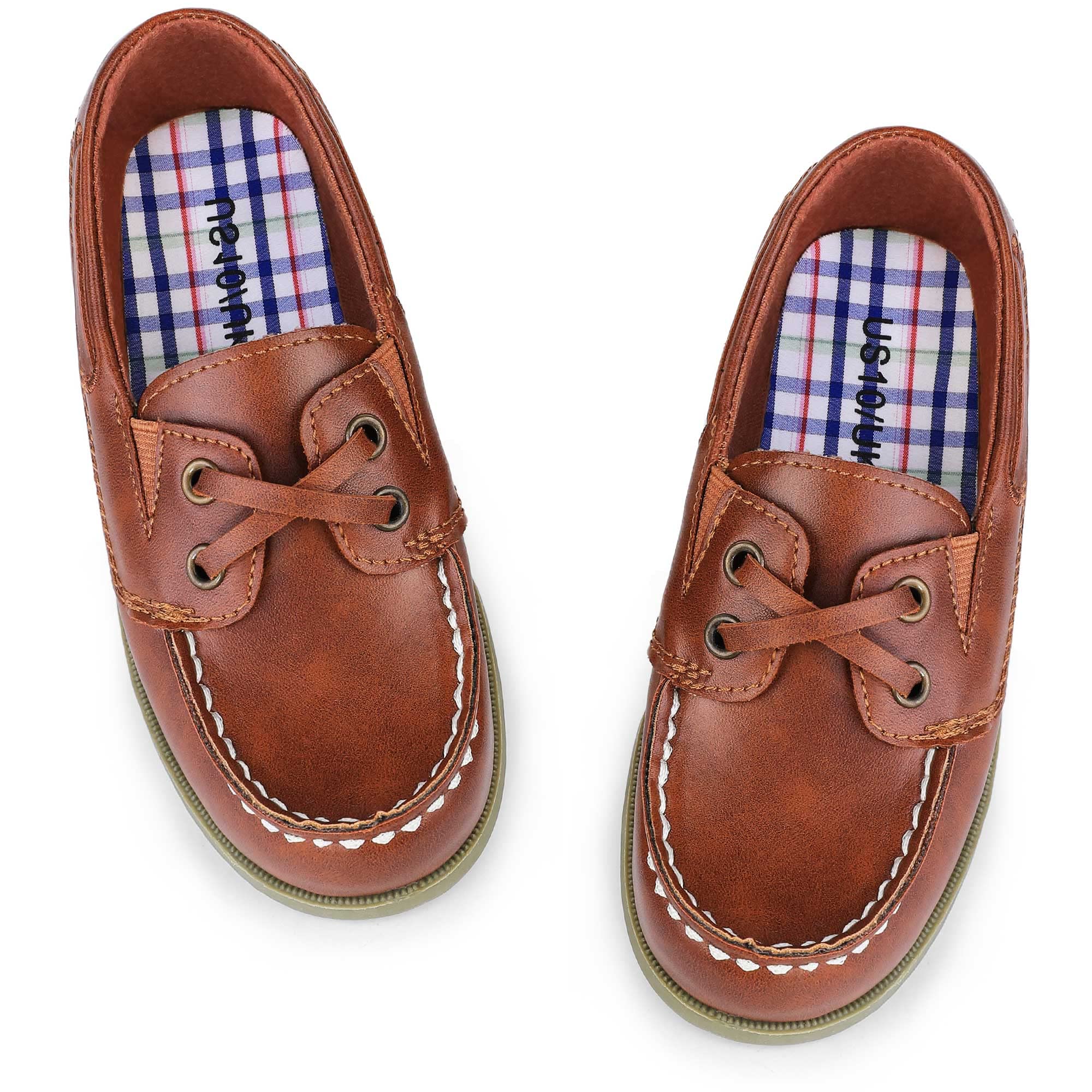 HOMEHOT Boys Dress Shoes Casual School Shoes Slip on Boys Loafers (Toddler/Little Kid/Big Kid)