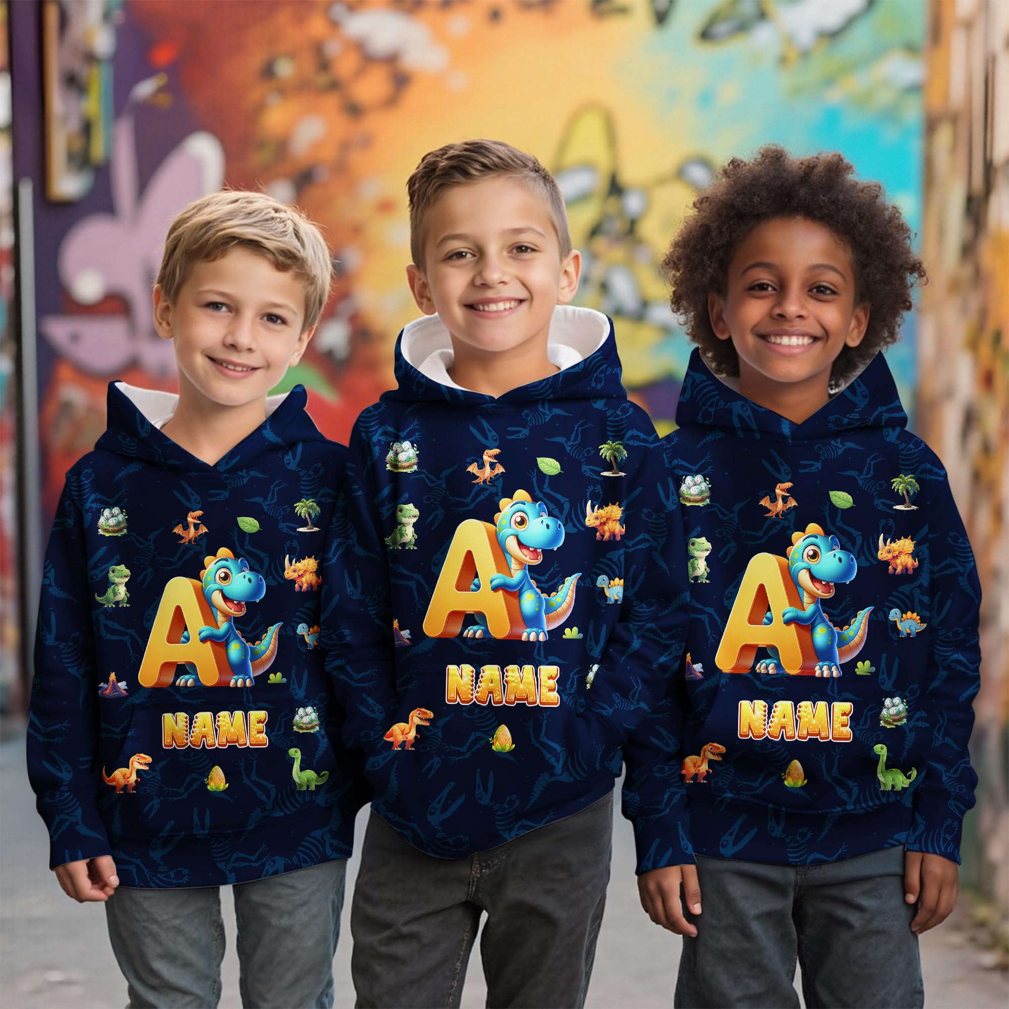 Sweatshirt for Girls - Personalized Pullover Hoodies for Kids - Customized Cute Hooded Gifts for Teen Girls