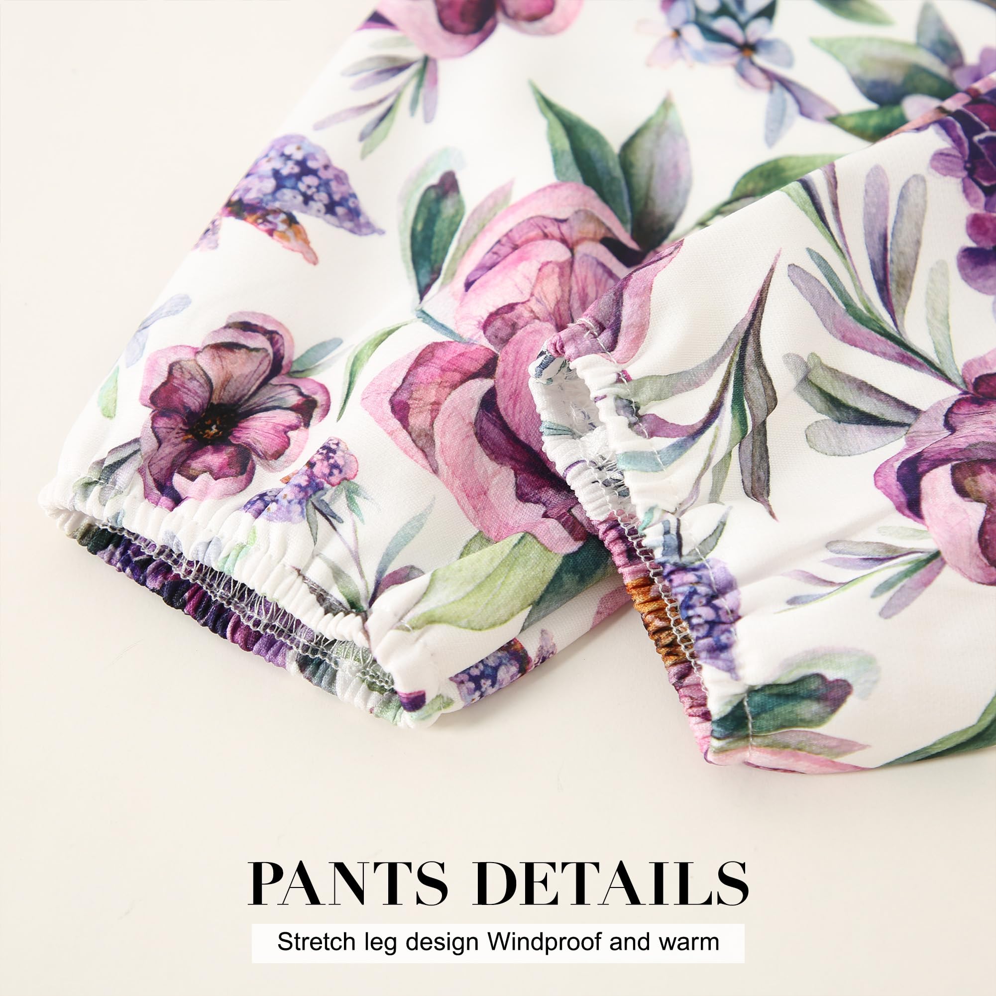 SANMIO Toddler Girl Clothes Outfits Cute Ruffle Sleeve Shirt Floral Pant+Headband 3Pcs Baby Girl Clothing Set 1-6T