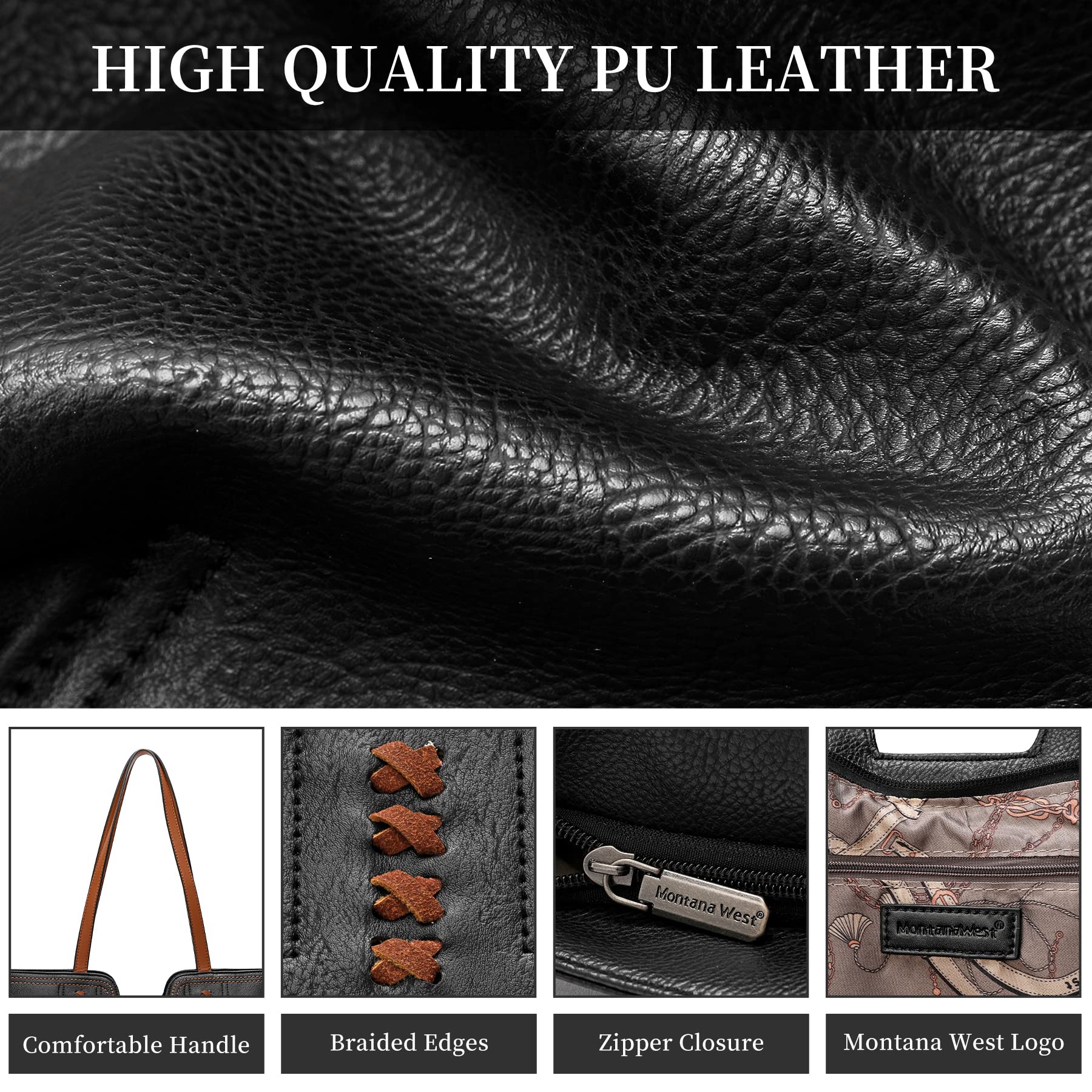 Montana West Tote Bag for Women Top Handle Satchel Purse