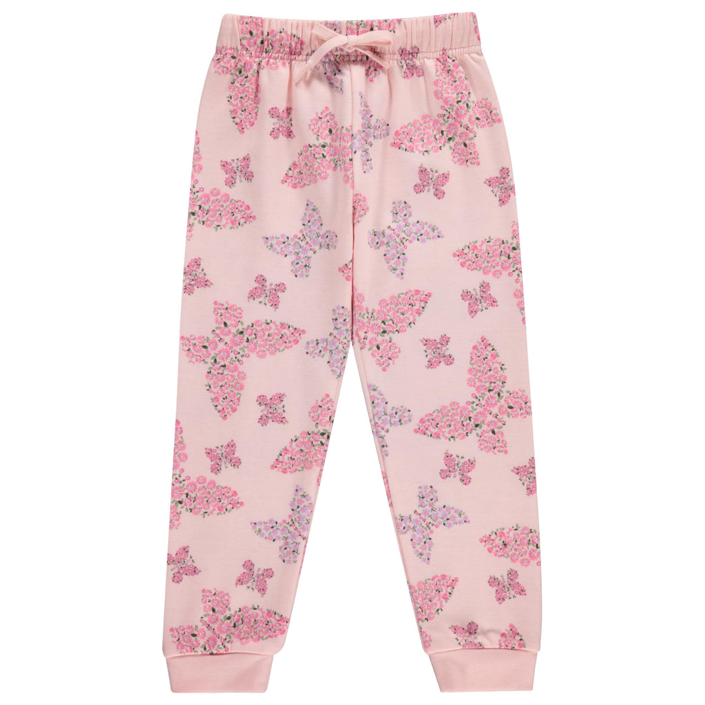 BTween Kids Girls Fashion Stretch Waist Ultra Soft Jogger Pants Set 3 Pack Bundle