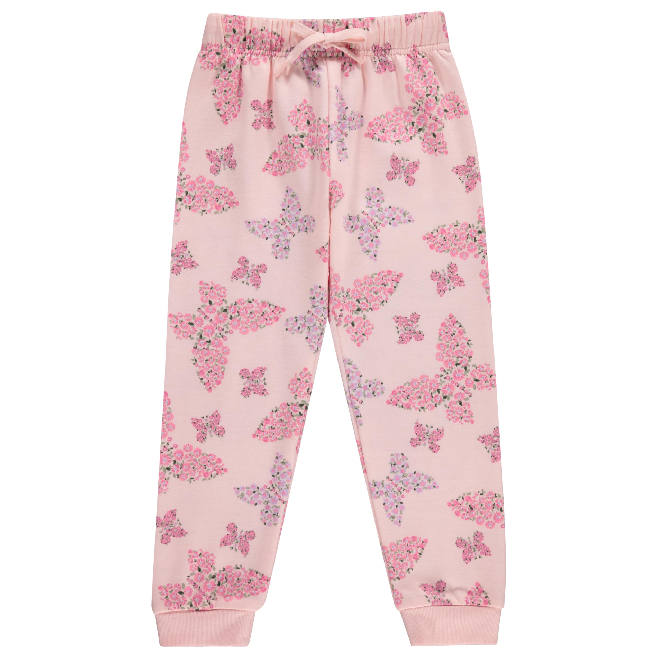 BTween Kids Girls Fashion Stretch Waist Ultra Soft Jogger Pants Set 3 Pack Bundle