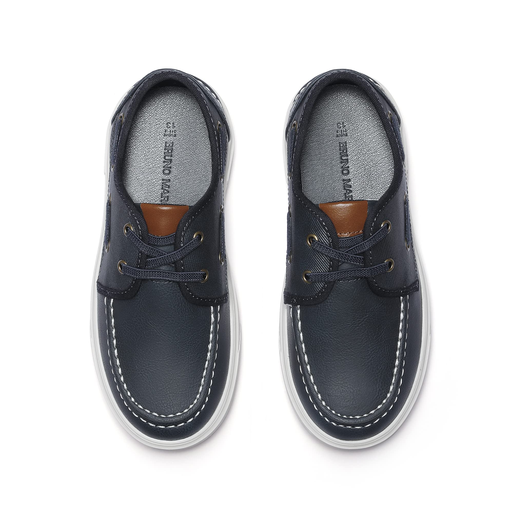 Bruno Marc Boy's Boat Shoes Slip on Loafers Dress Casual School Shoes