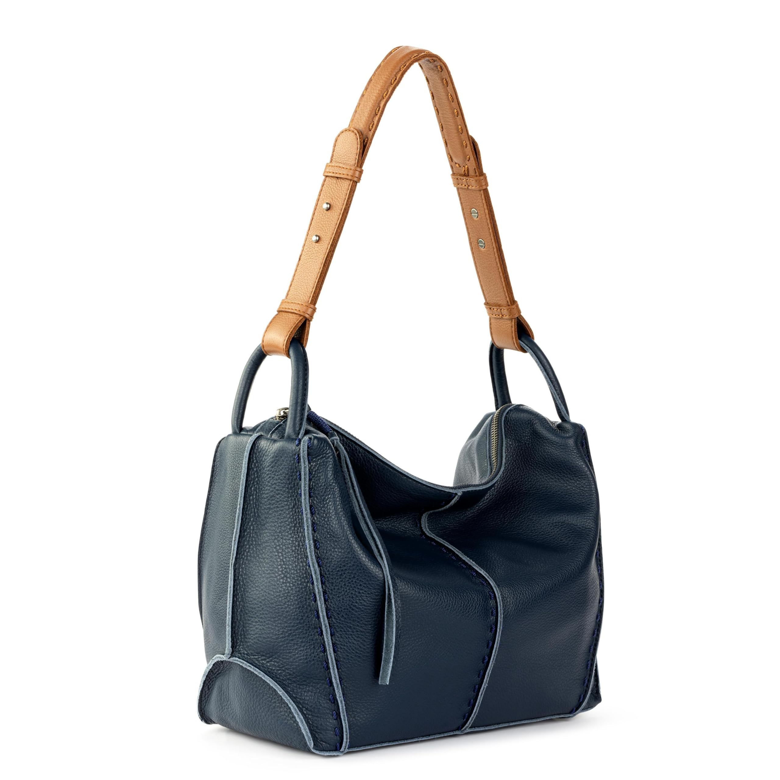 The Sak Los Feliz Hobo Purse - Premium Large Leather Women's Handbag for Everyday & Travel - Durable Purse With Zipper Pocket