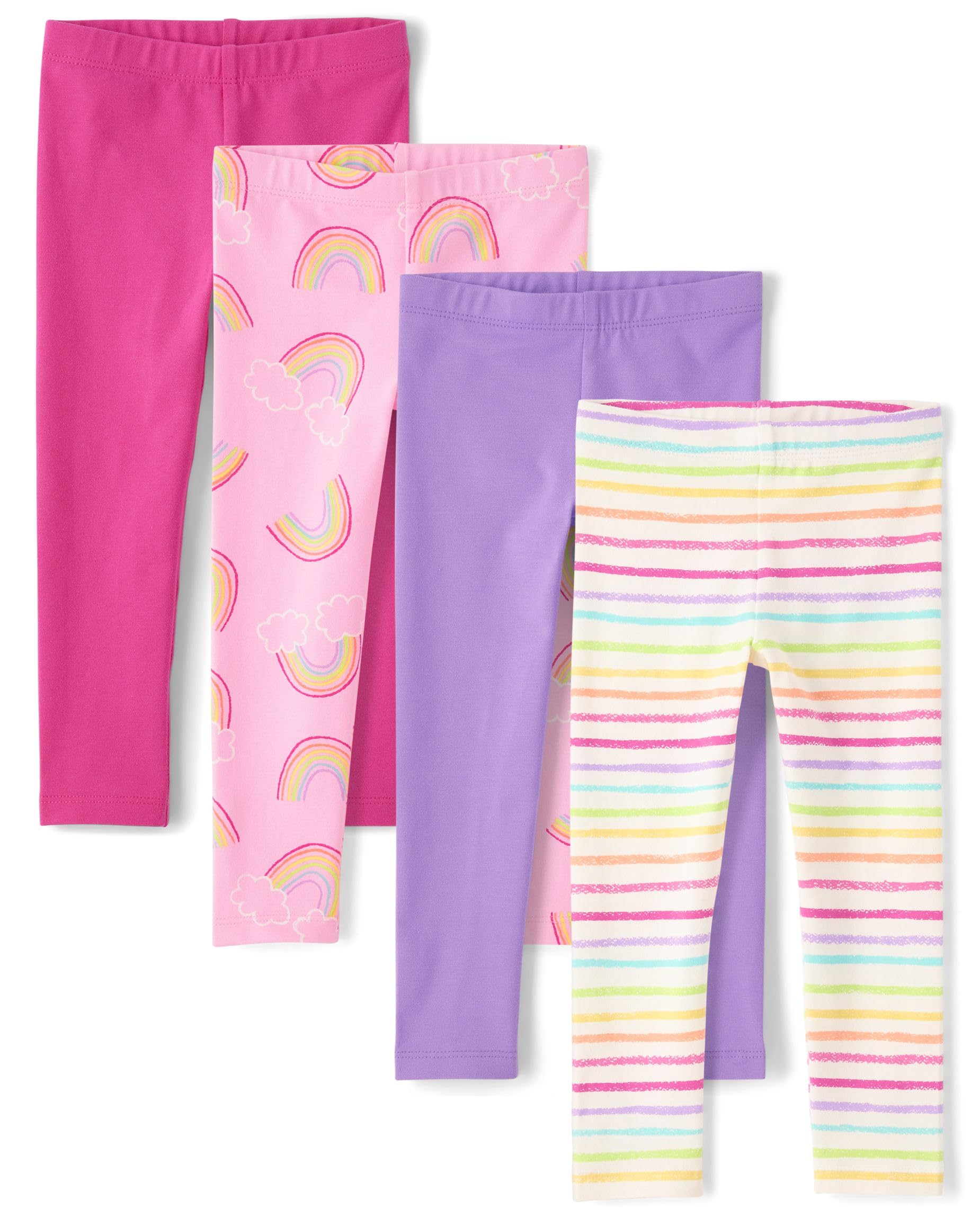 The Children's Place Baby-Girls and Toddler Printed Leggings, Multipacks