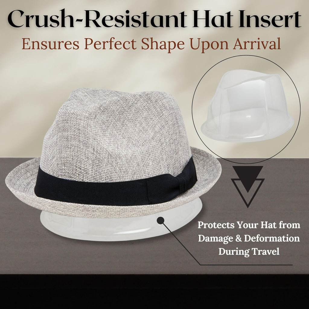 Funky Junque Premium Fedora Hat - Stylish Sun Protection for Men & Women - Perfect for Summer Beach, Travel & Outdoors