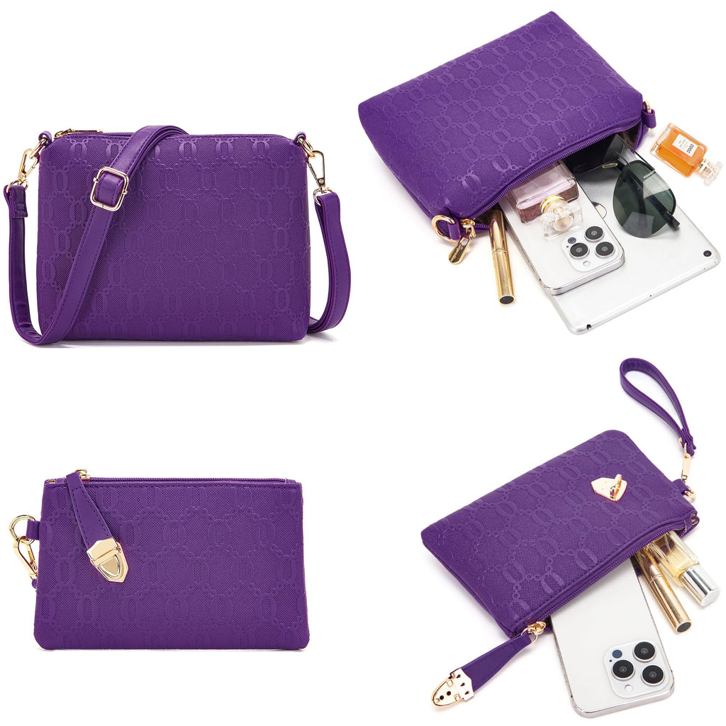 Women's Fashion Handbags Tote Bags Shoulder Bag Top Handle Satchel Purse Set 4pcs