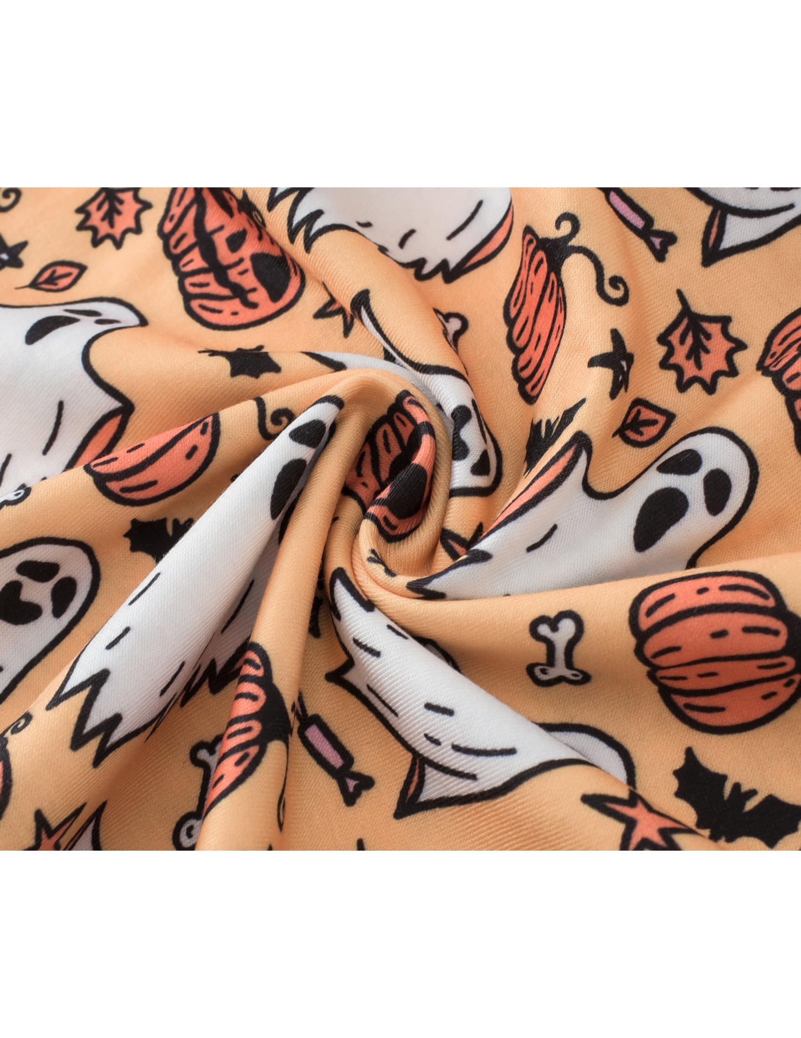 Yekaty Girls Clothing Set 2 Pcs Floral Soft Crewneck Long Sleeve Top+Leggings Loose Outfits With Bowknot