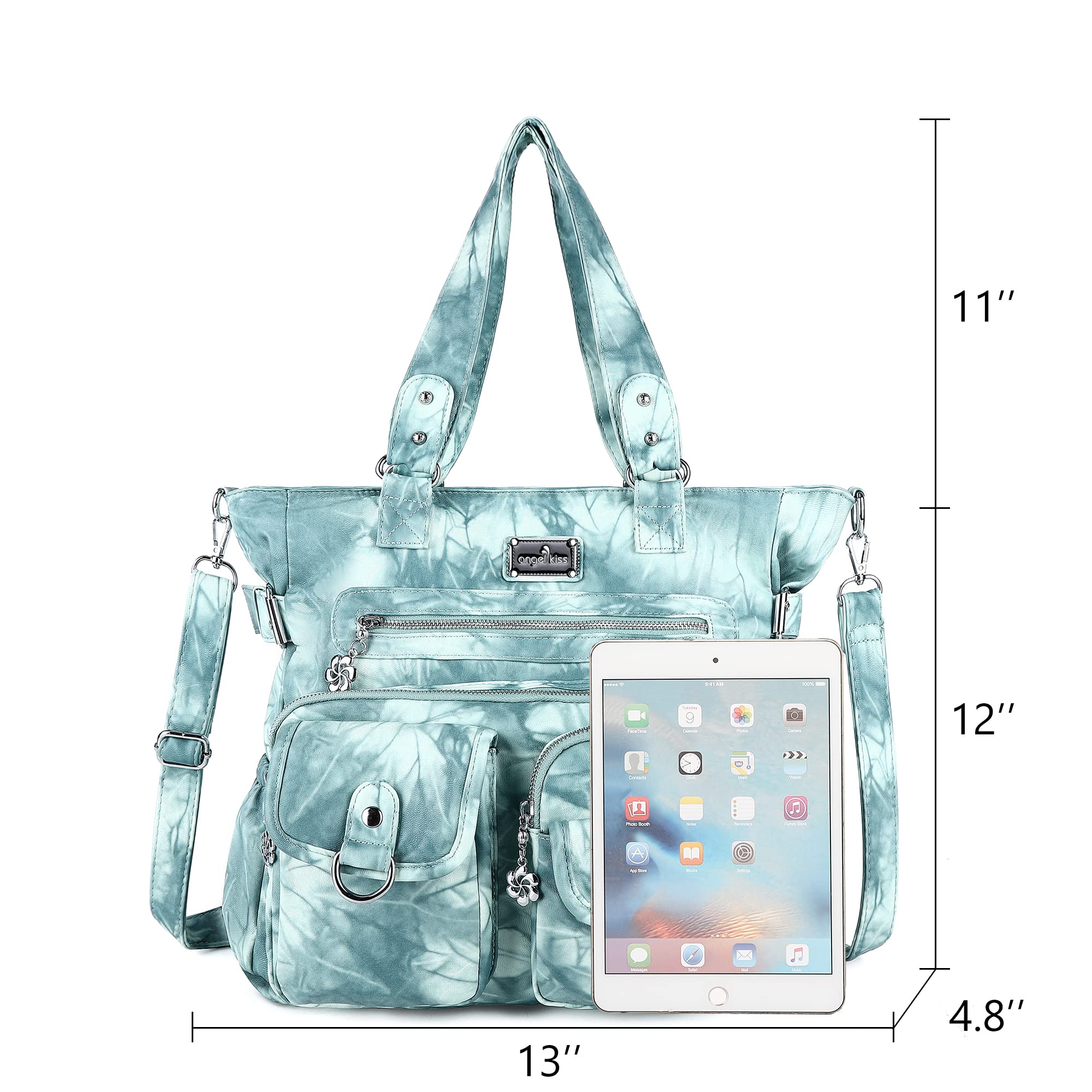 Angelkiss Purses and Handbag for Women Soft Leather Hobo Bags Satchel Shoulder Bags Ladies Tote Crossbody Bag