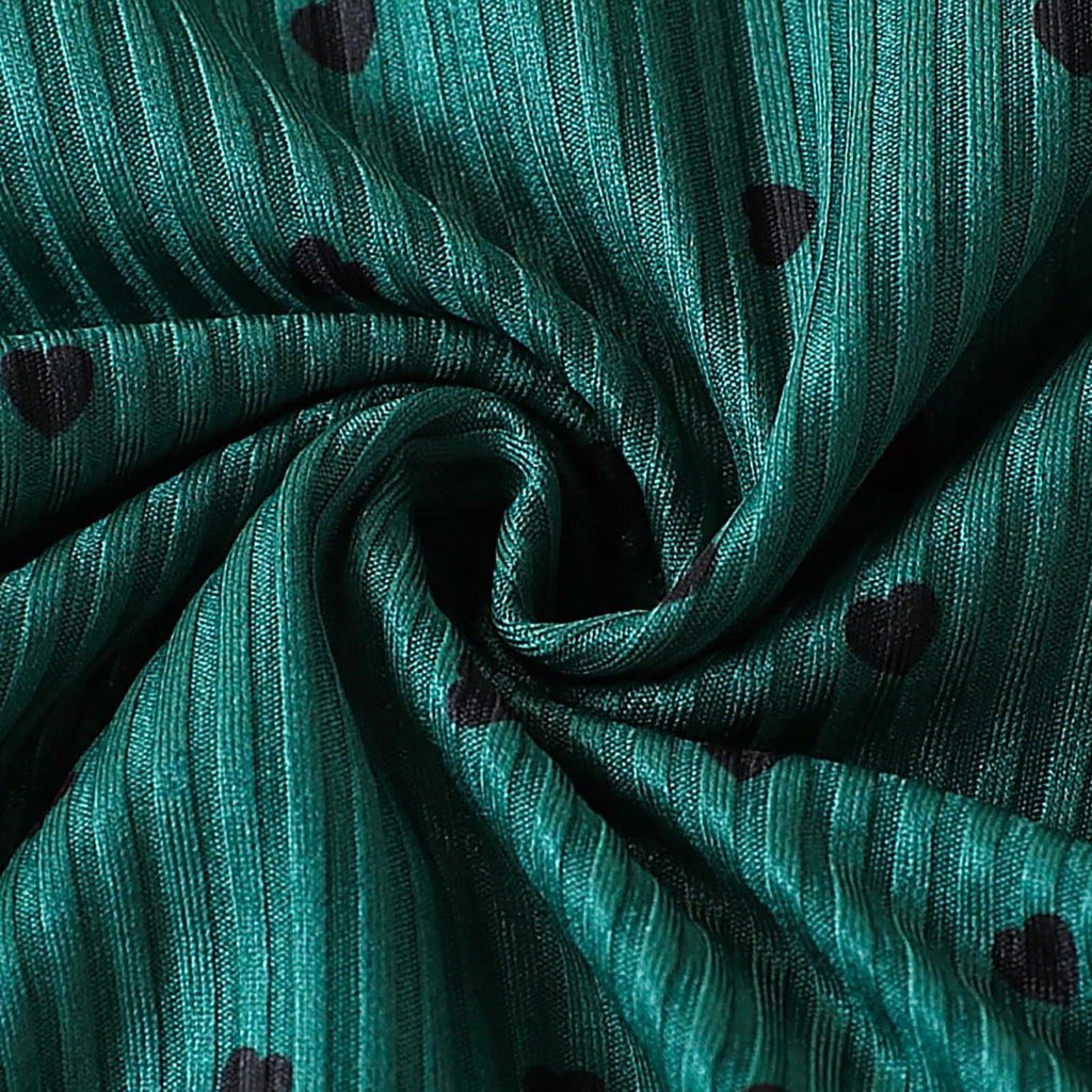 Toddler Girl Clothes Ruffle Long Sleeve Heart Print Tops and Pants 2PC Little Girl Winter Outfits Size (4-7T)