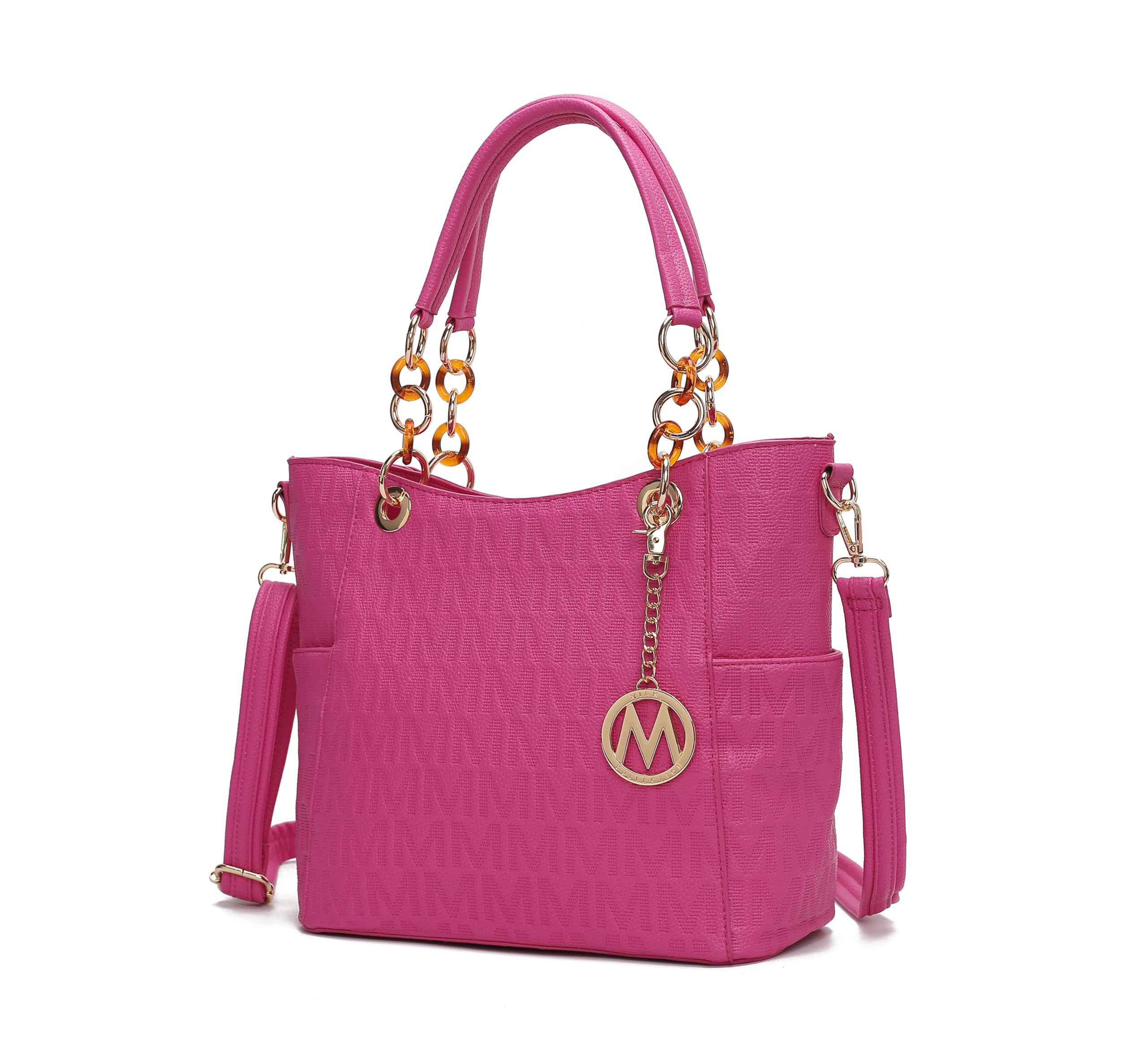 MKF Collection Shoulder Bag for Women, Vegan Leather Handbag Purse Top-Handle Crossbody Bag Tote Bag by Mia K